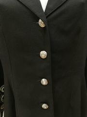 1990s Lattura Black Vintage Coat