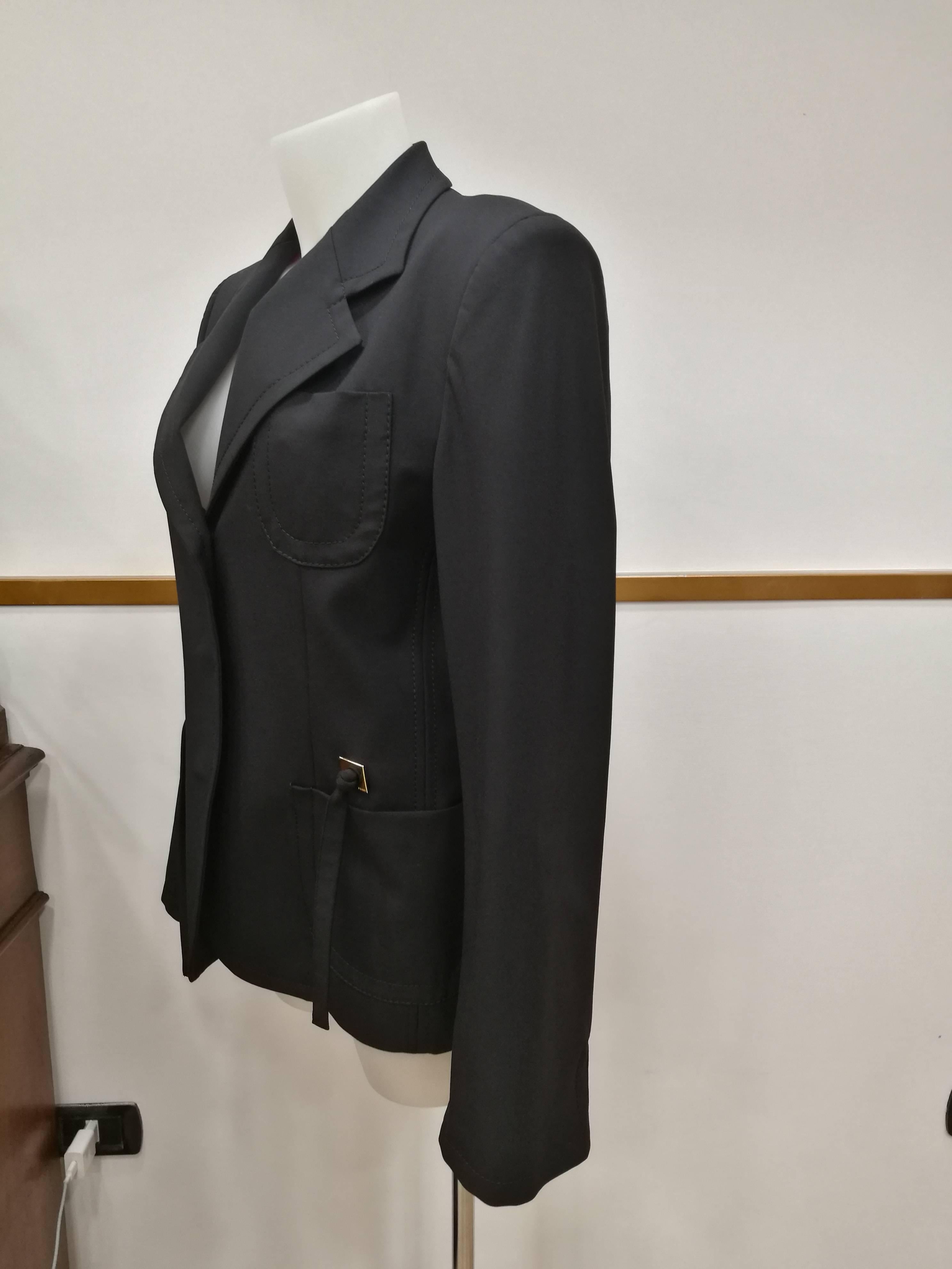 Fendi Black Vintage Jacket In Excellent Condition In Capri, IT