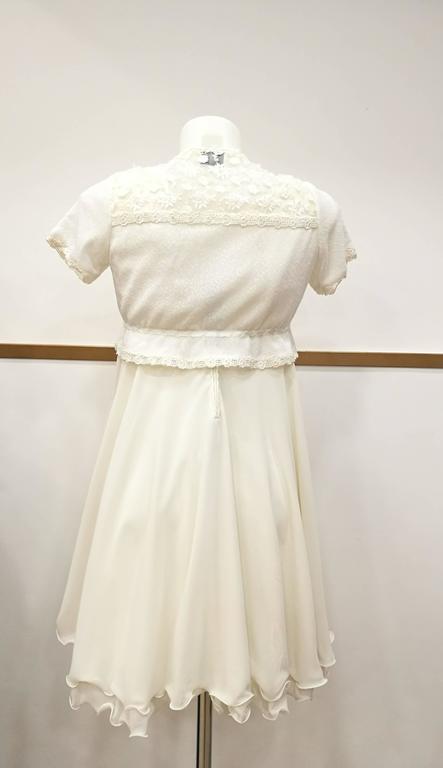 1980s Val and Max White Dress For Sale at 1stDibs