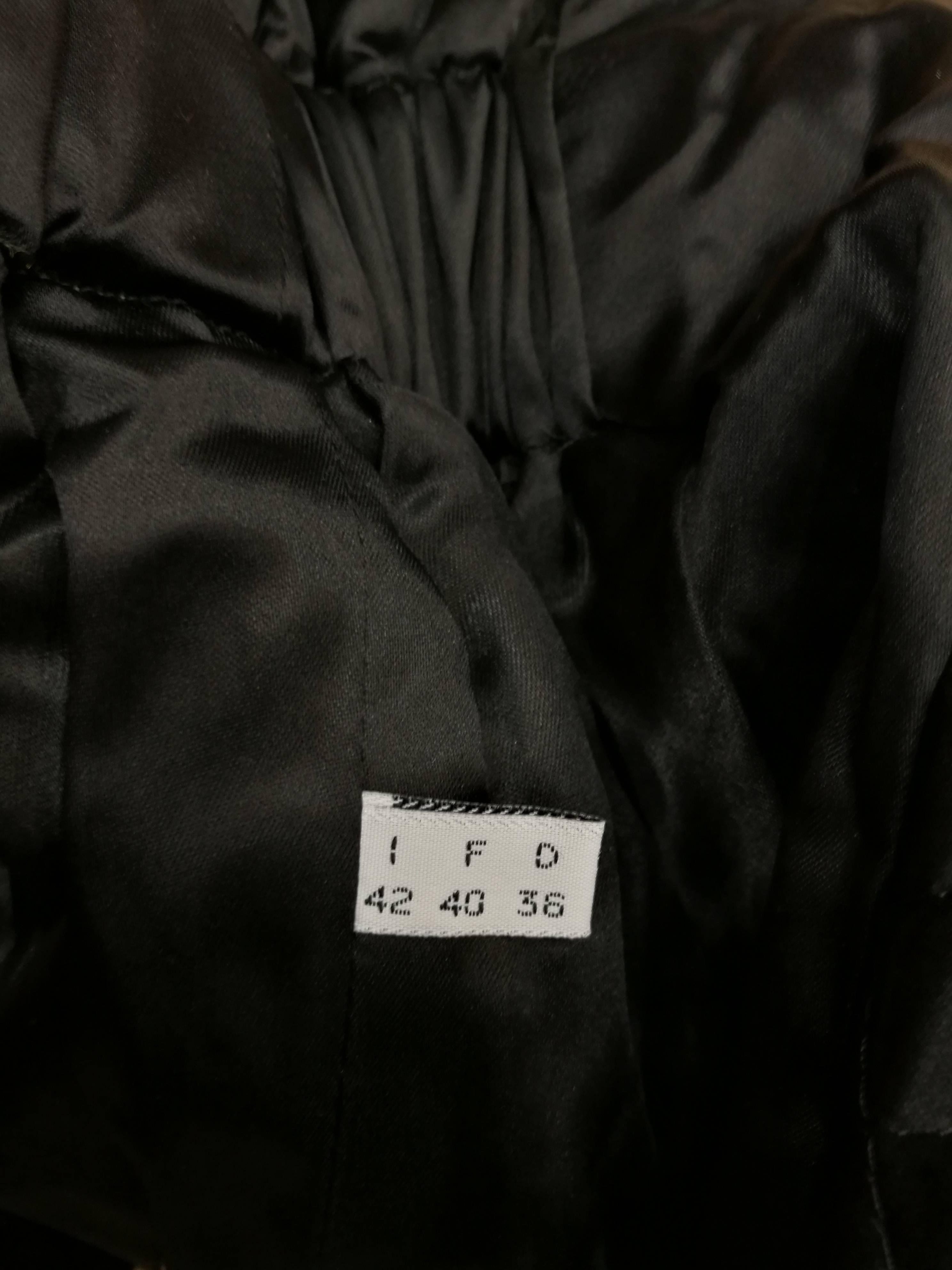 1980s Genny by Gianni Versace Black Coat at 1stDibs