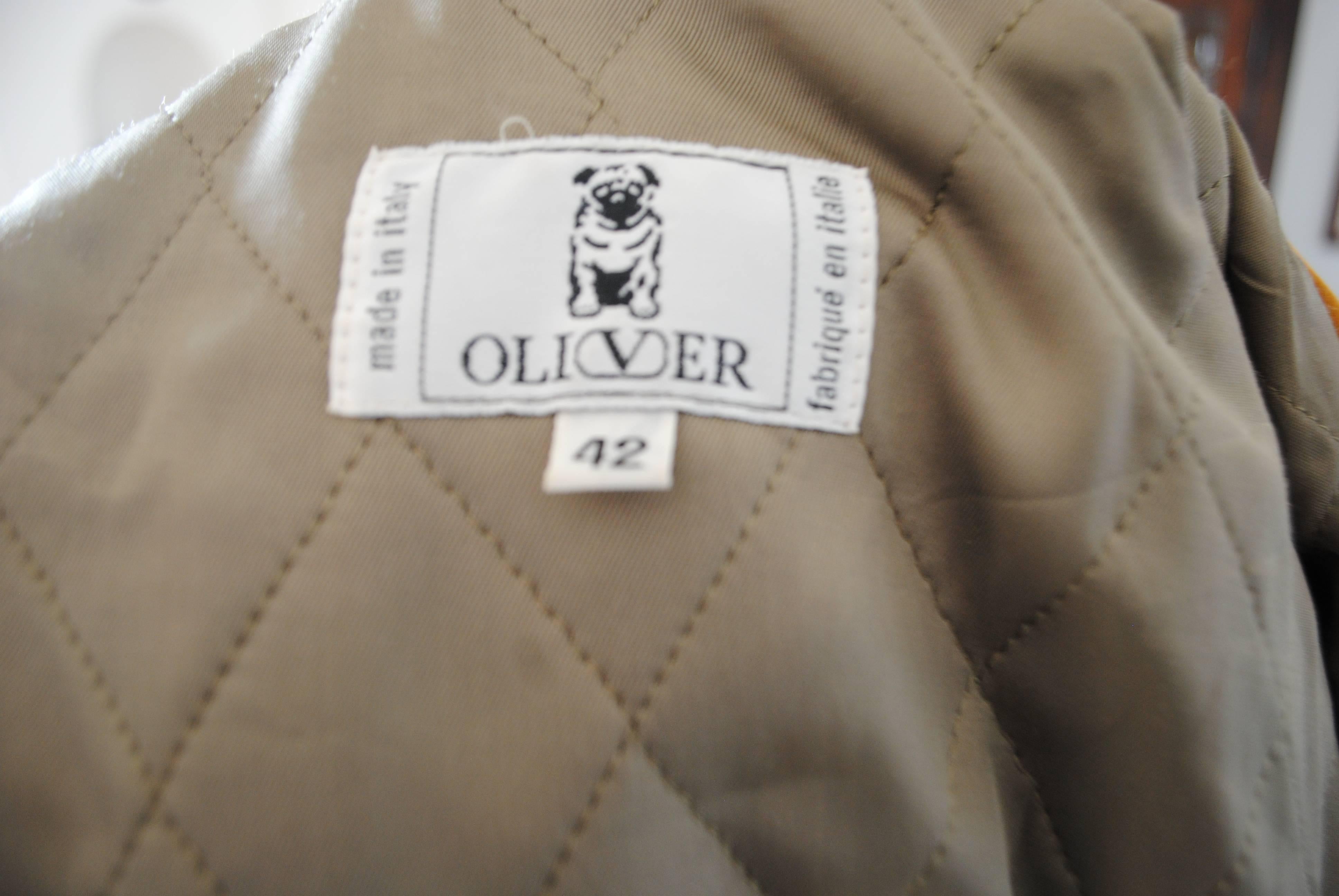 1990s Oliver Vintage Ocra Coat 1
