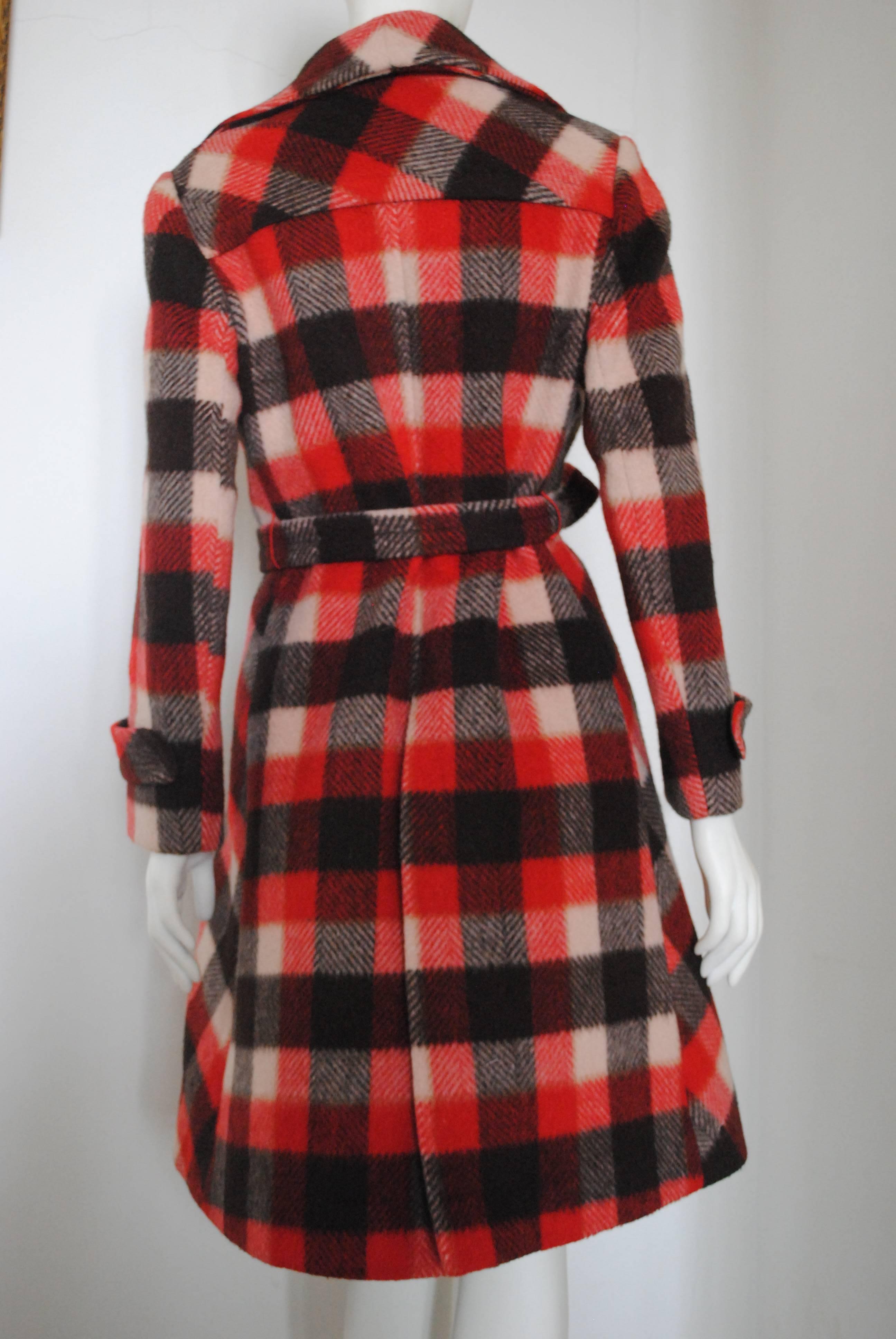 Vintage multicoloured Coat For Sale 3