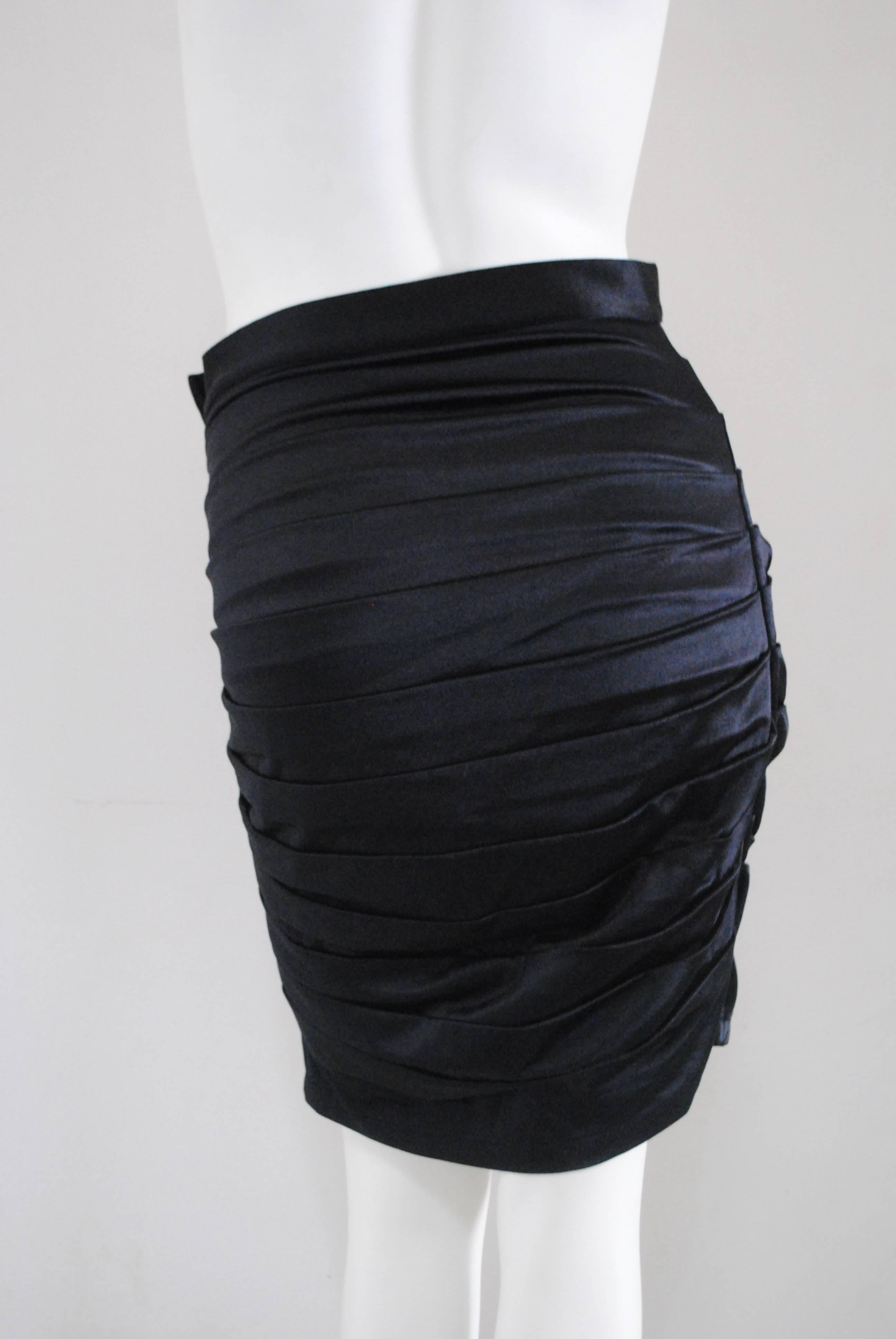 1980s Faust Black Skirt For Sale 1