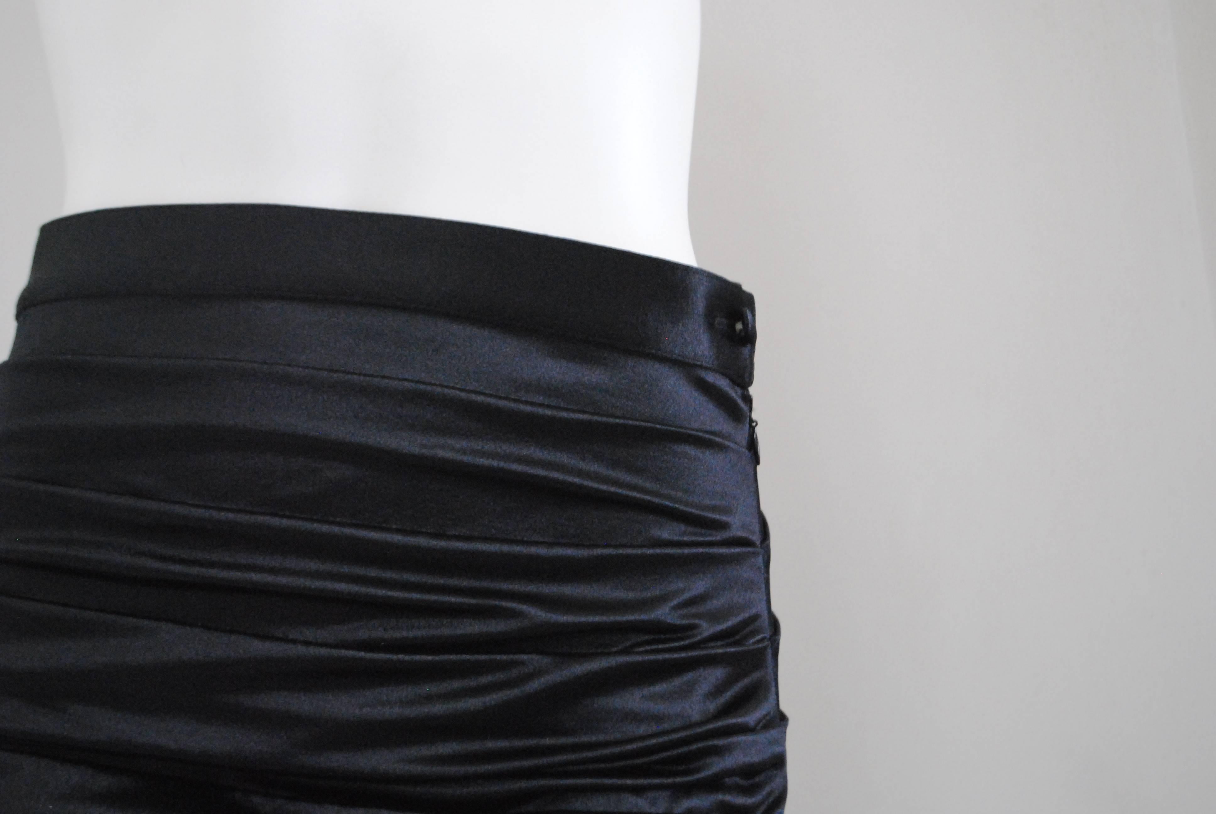 Women's 1980s Faust Black Skirt For Sale