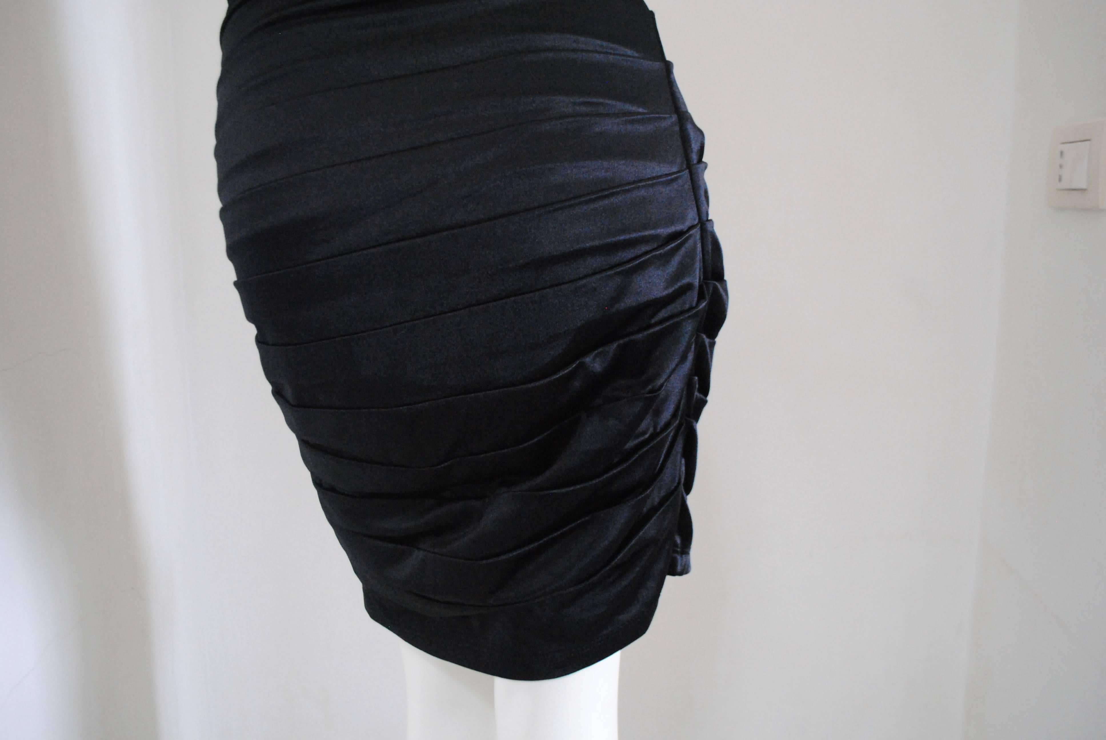 1980s Faust Black Skirt For Sale 2