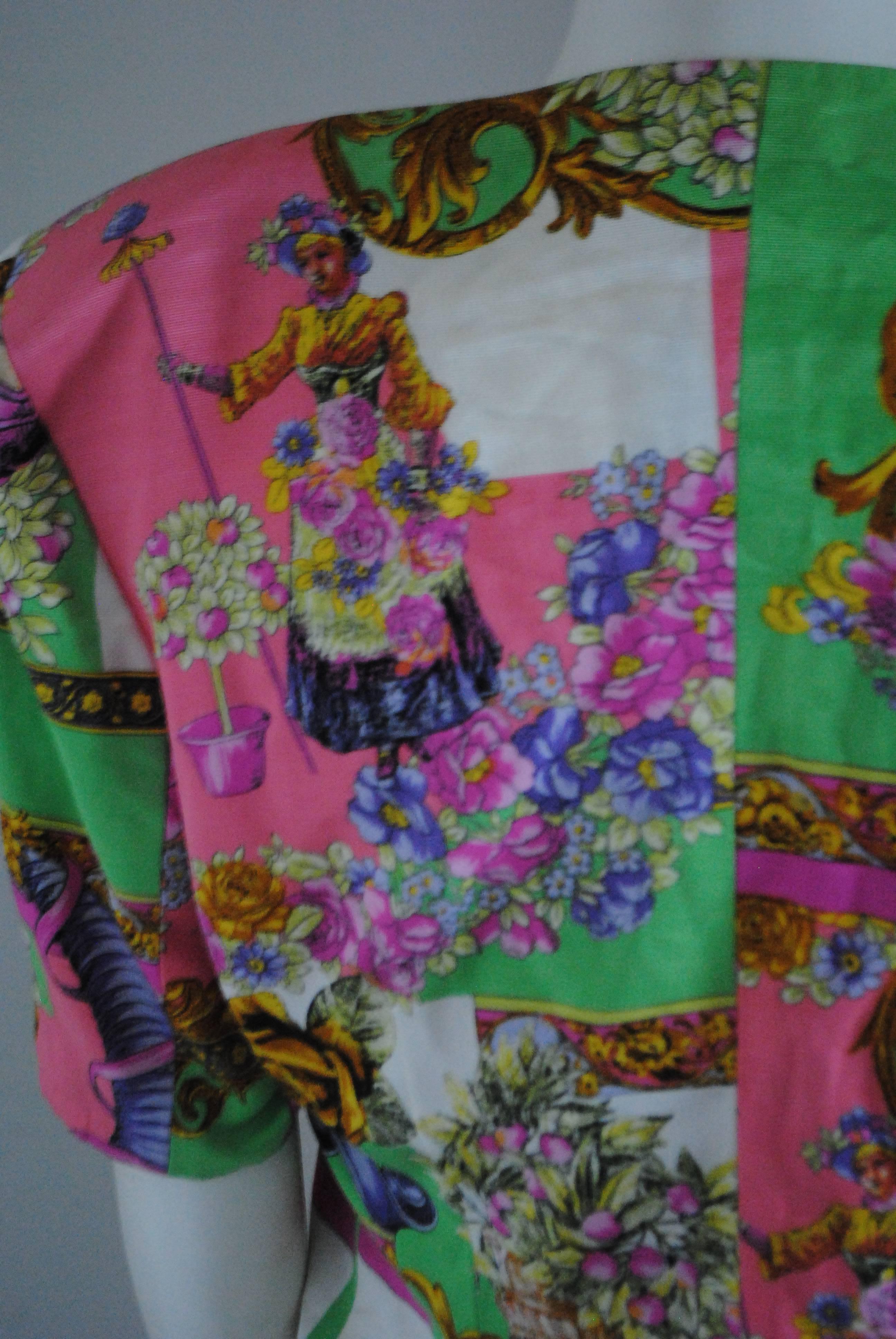 1980s Swish Multicolour Cotton Jacket 2