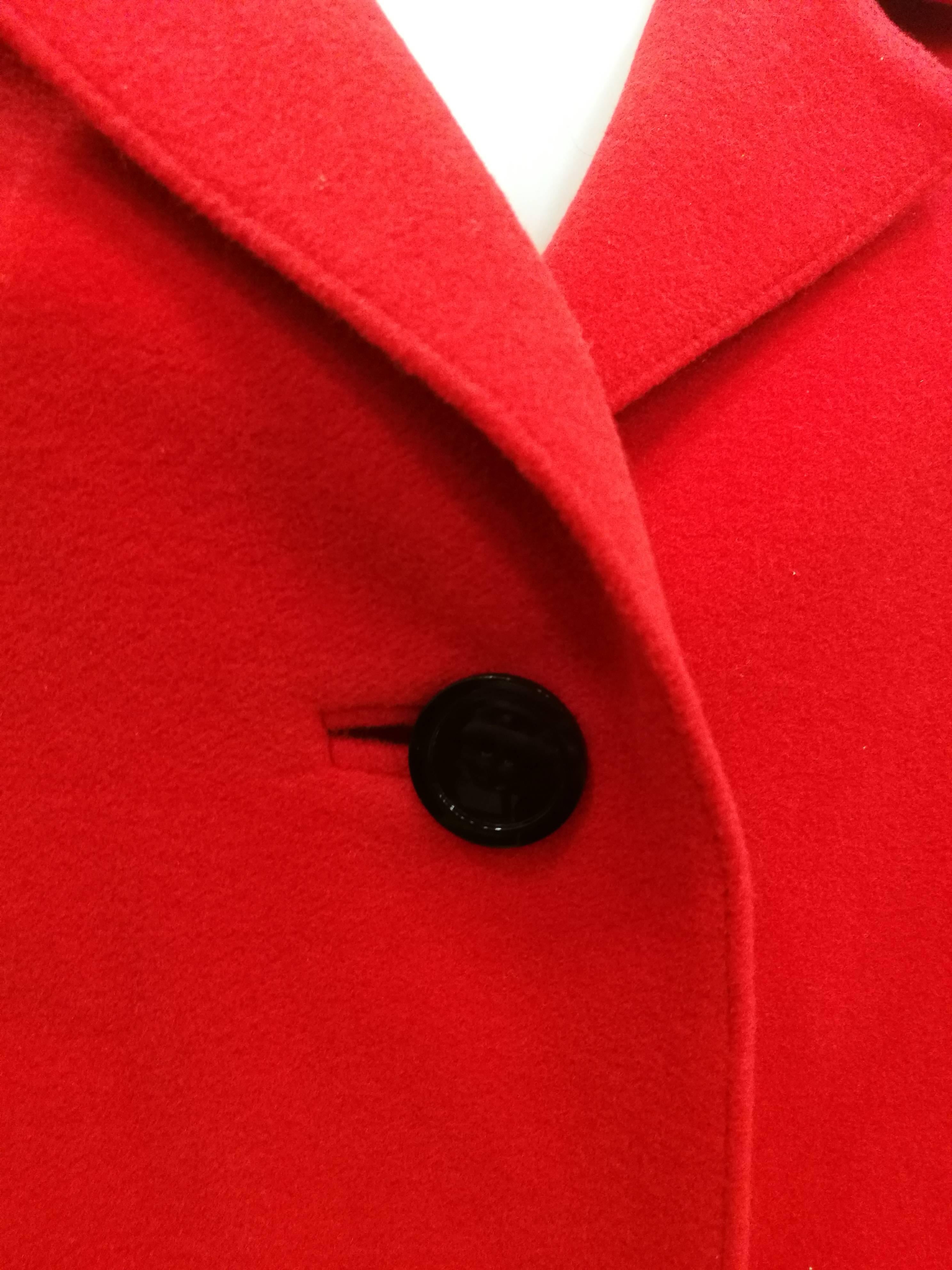 escada red coat