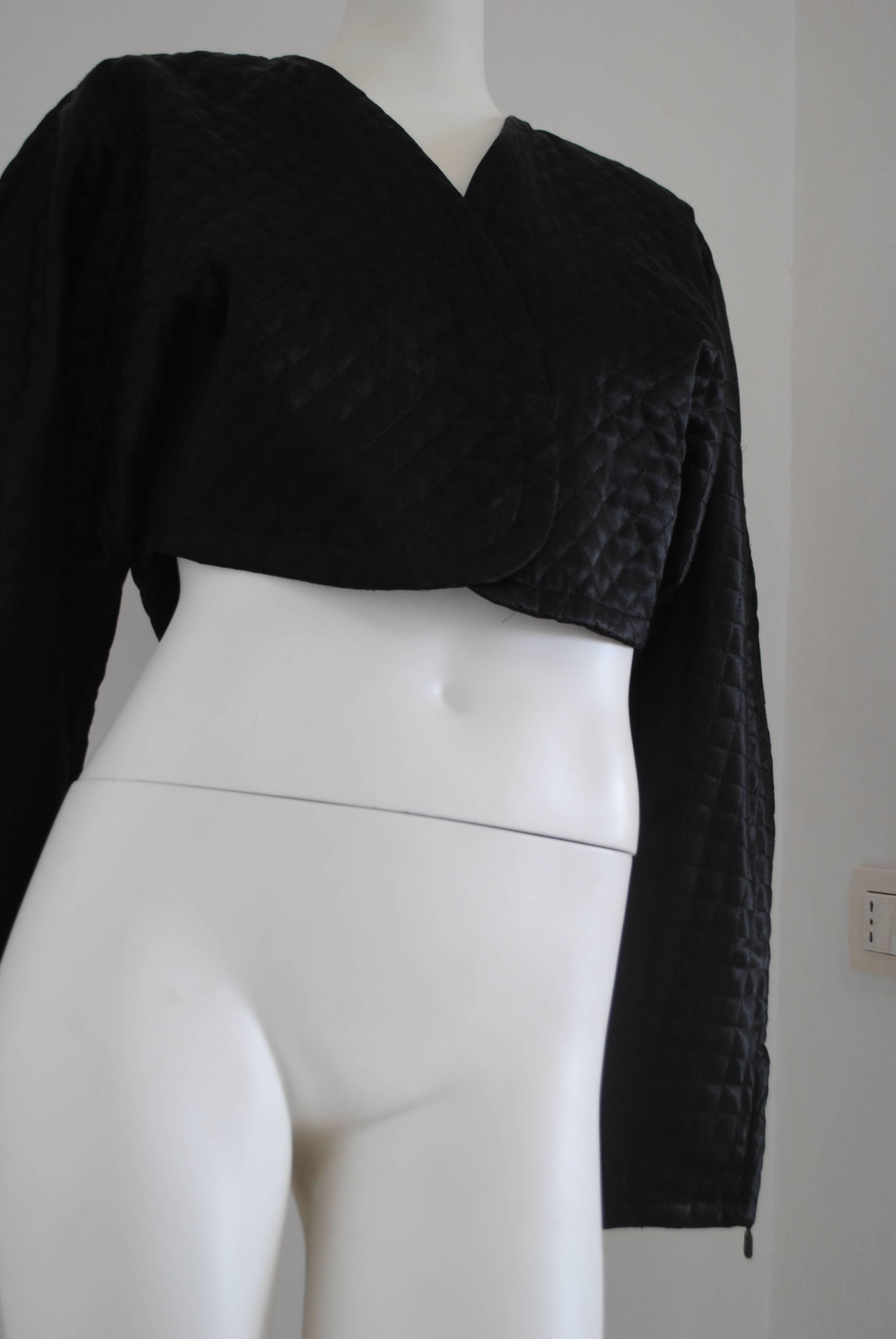 Byblos Black cotton Bolero For Sale 2