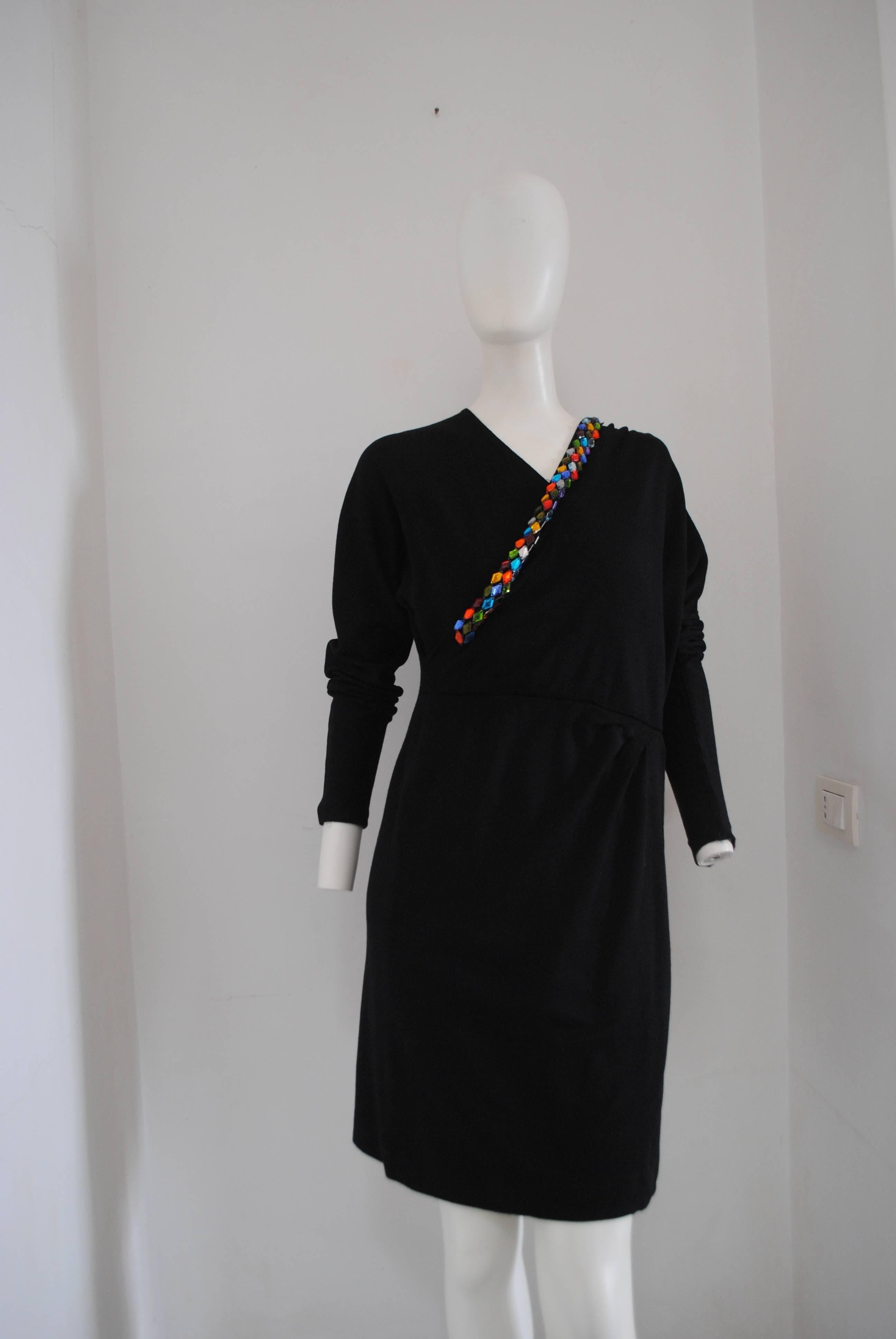 Black Missoni black multicolours swarovski Dress