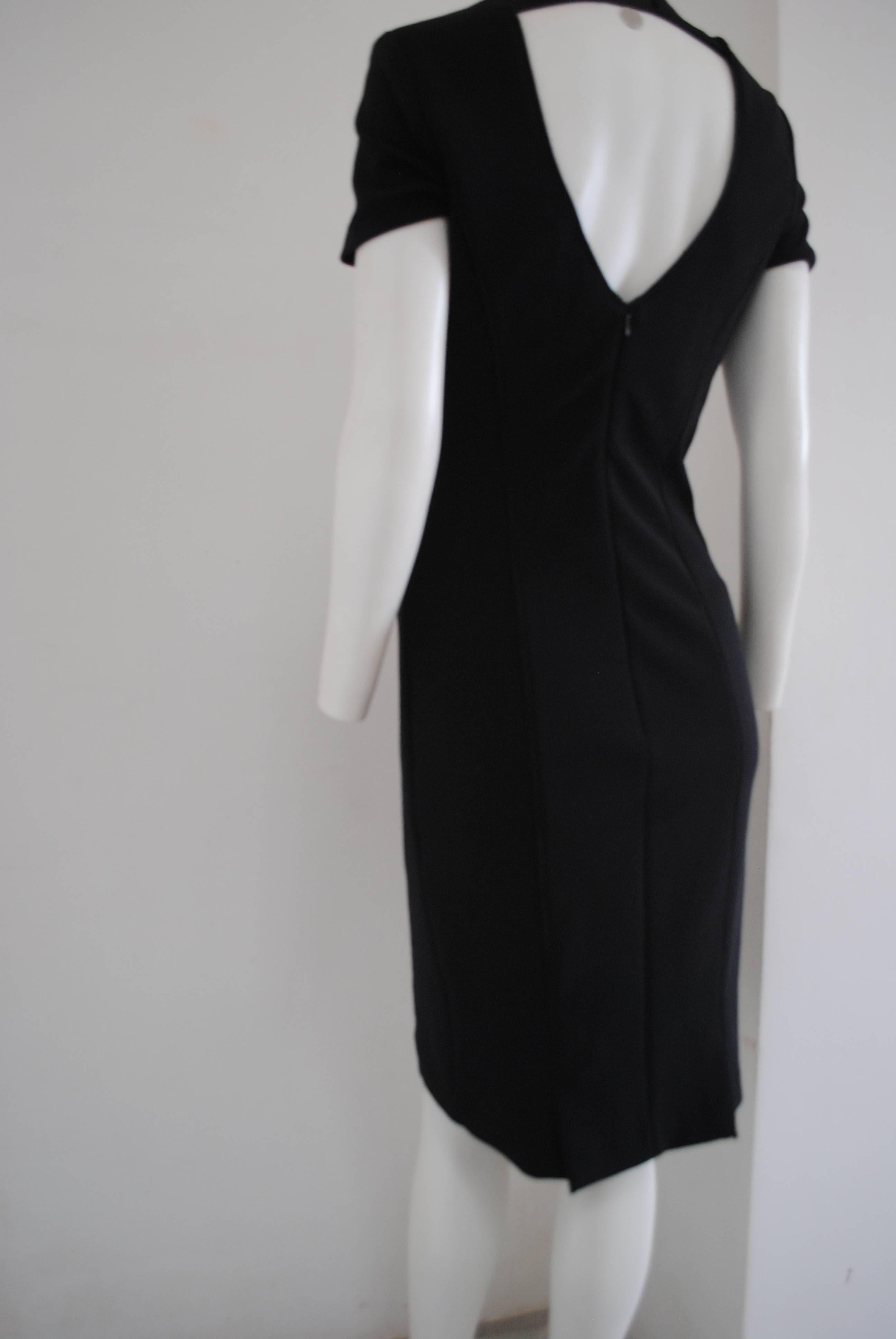 Gianfranco Ferré Black Dress In Good Condition For Sale In Capri, IT