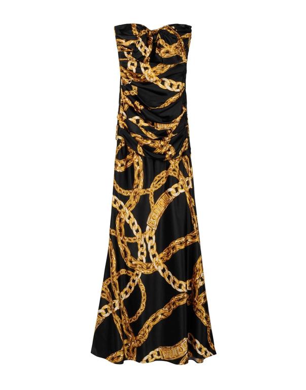 2016s Moschino Boutique sold out Long Dress Gold Chain NWOT at 1stDibs