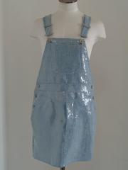 Moschino Couture Denim Sequins Overalls - Salopette