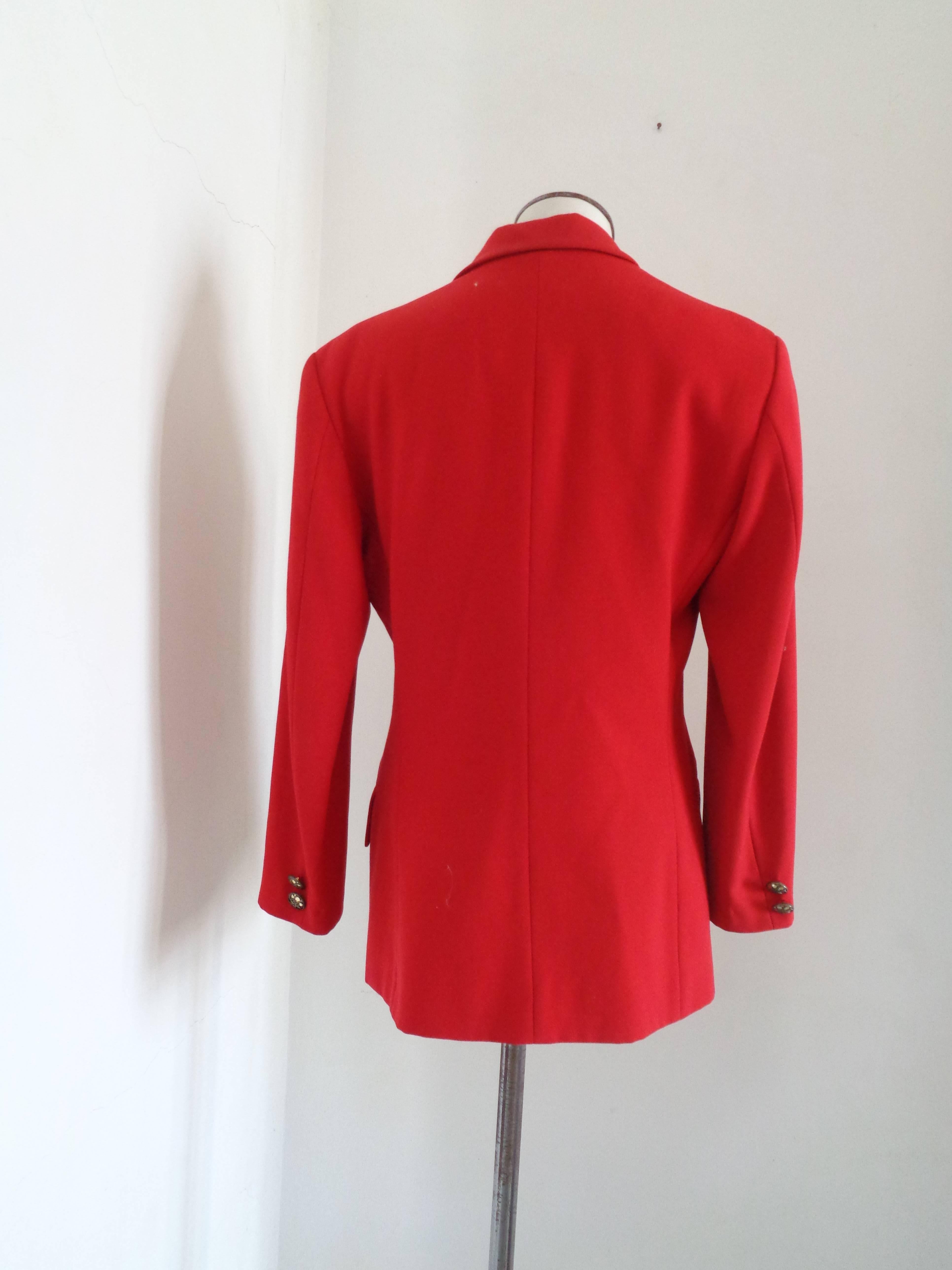 Women's Moschino Cheap & Chic Red Wool Jacket