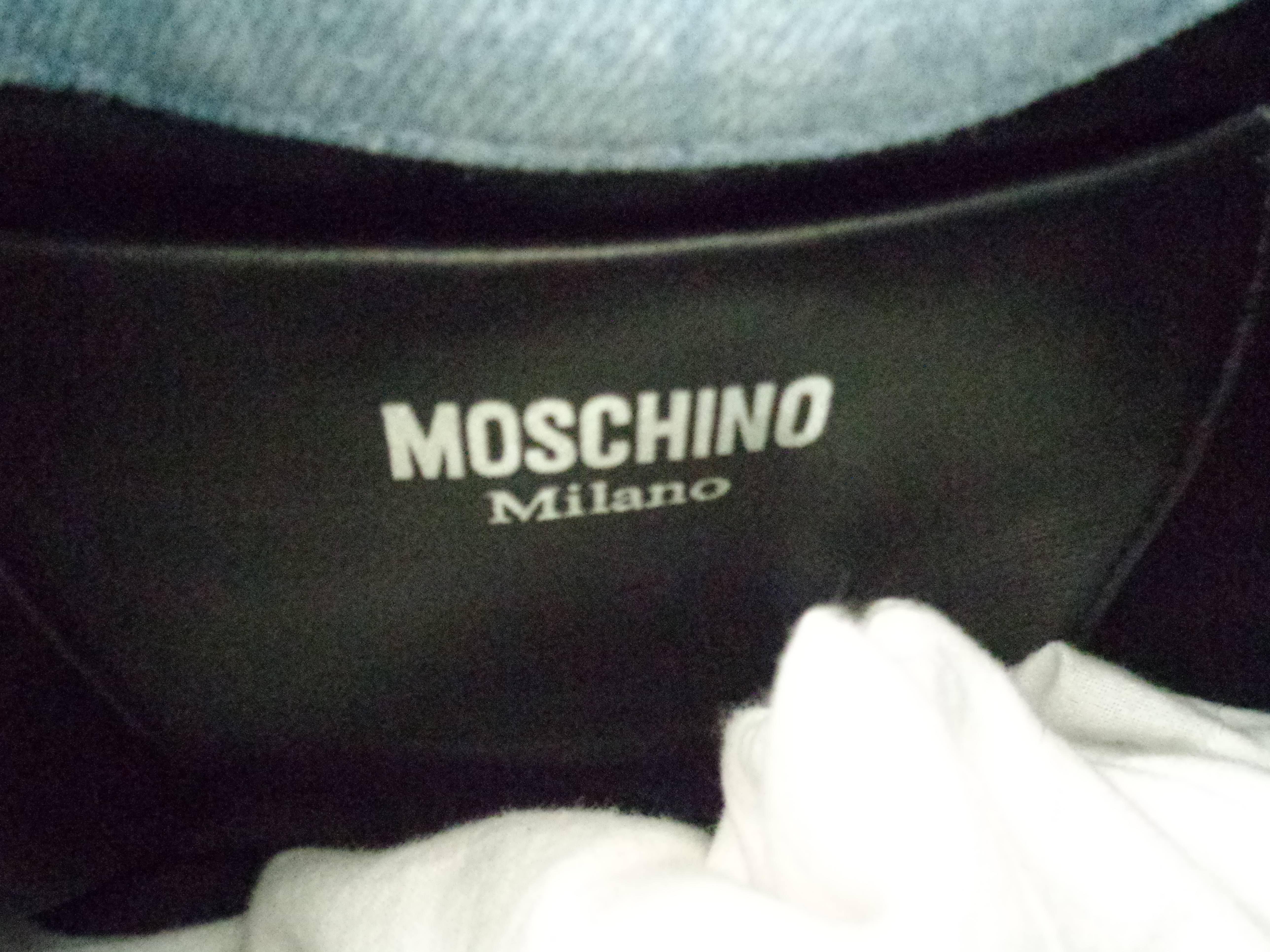 Women's or Men's Moschino Couture Denim Bucket Bag with Sequins NWOT