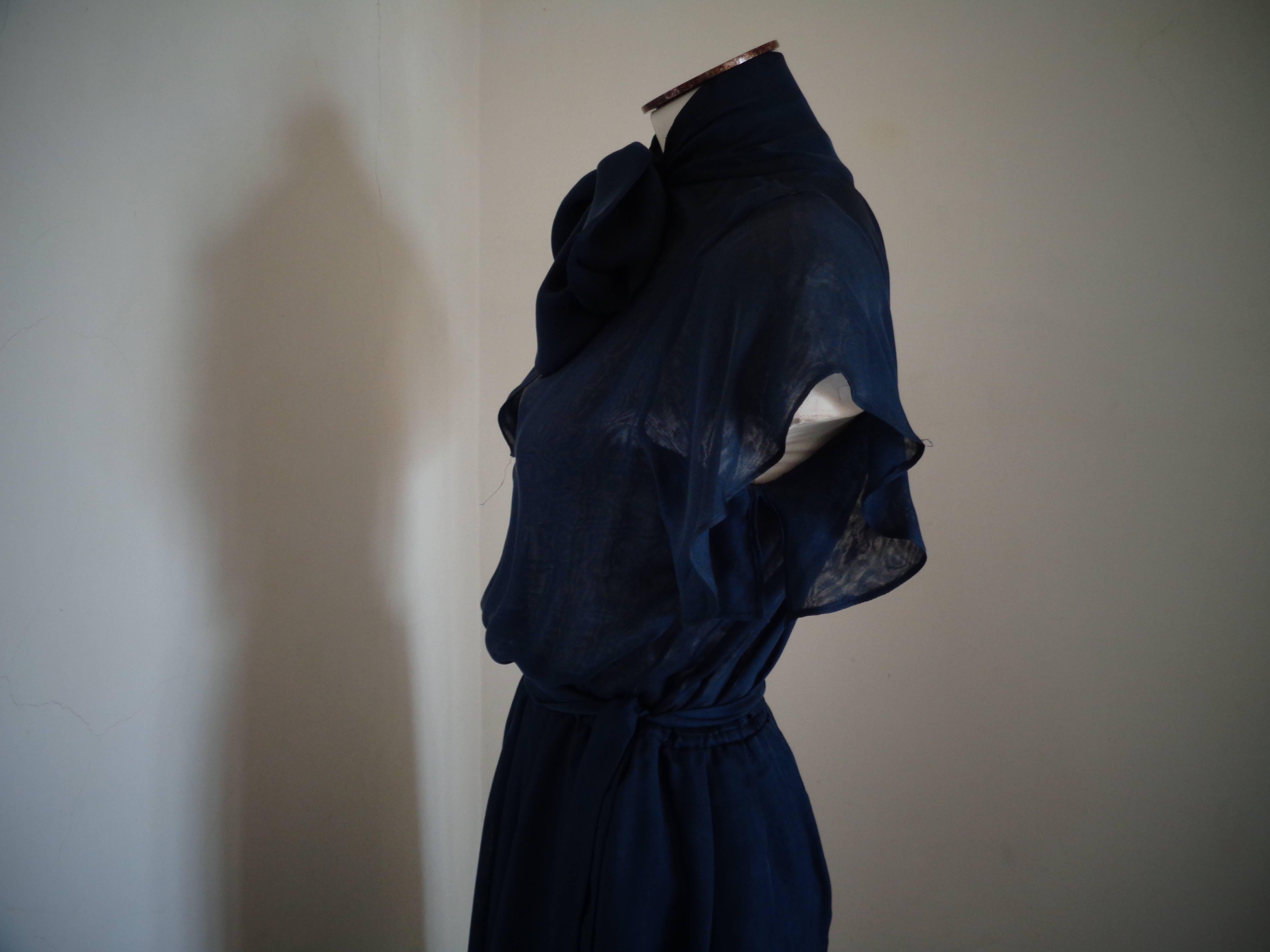 Salvatore Ferragamo Blu Dress 1