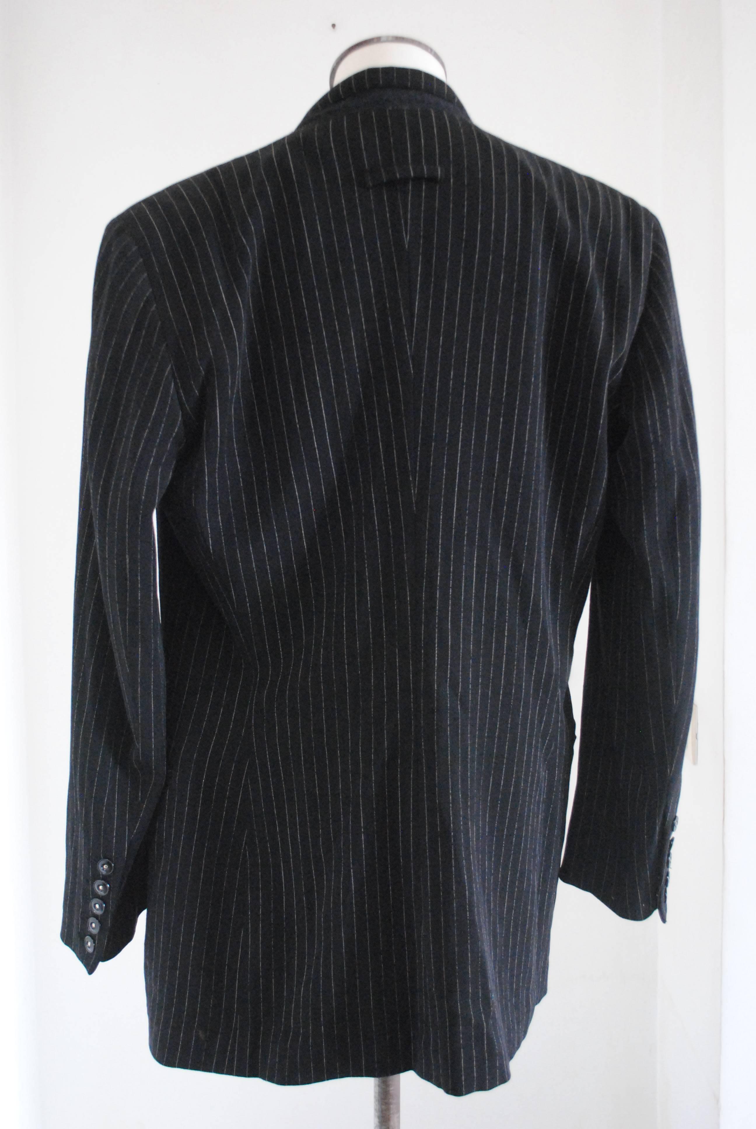 Jean Paul Gaultier Femme Black Stripes Jacket  1