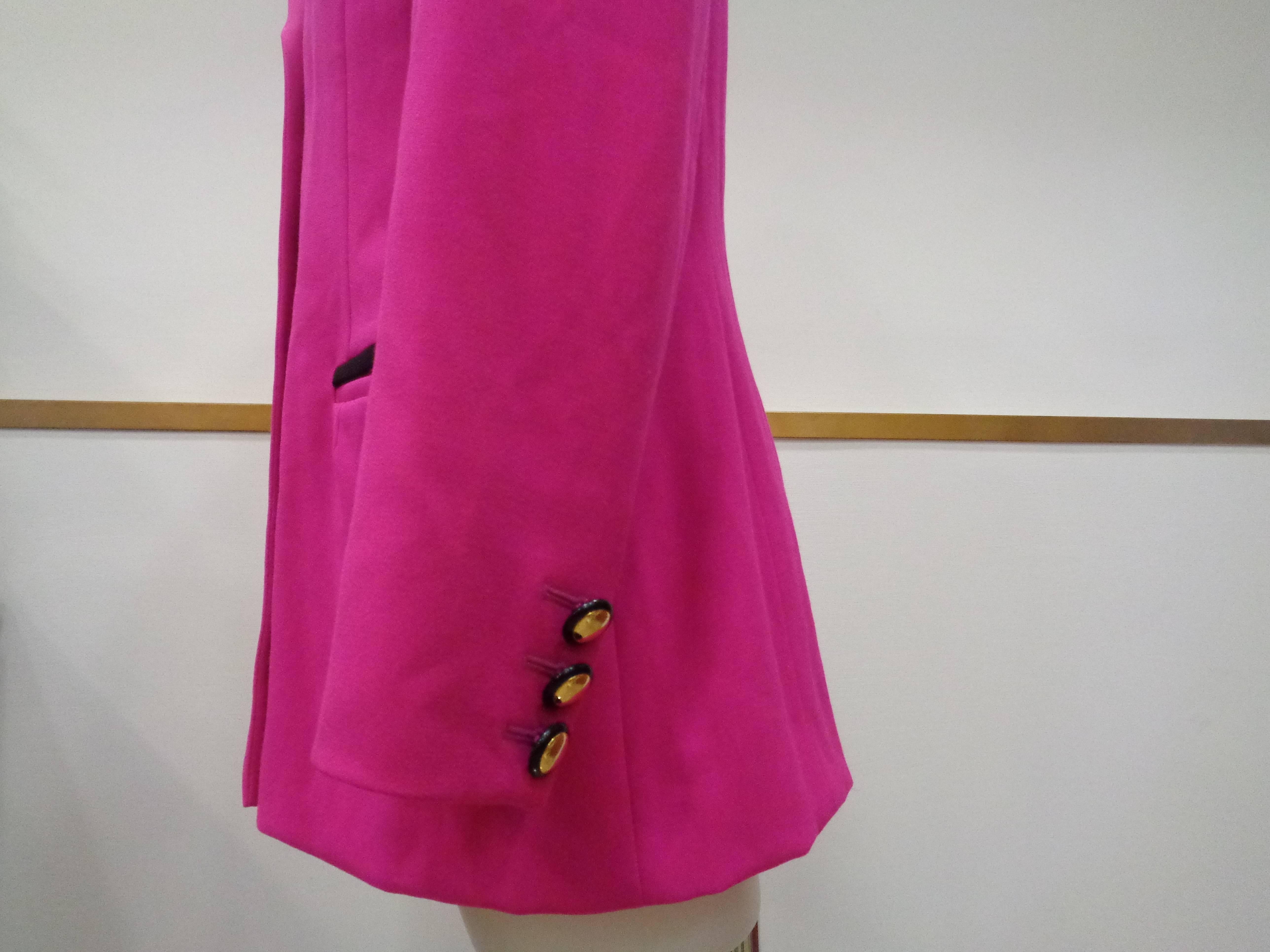 fucsia coat