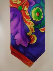 Rare Unique Gianni Versace multicoloured silk Tie