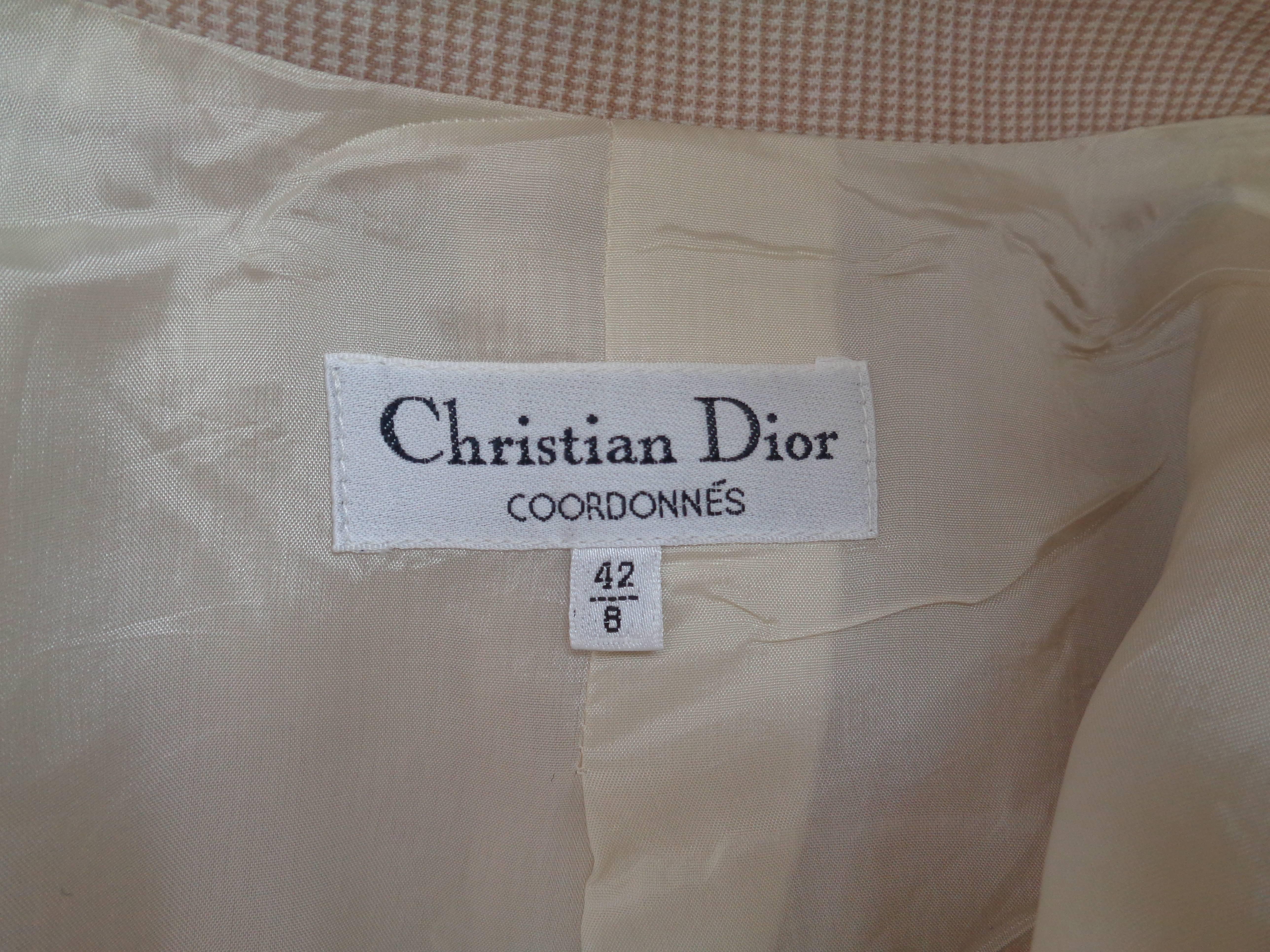 Christian Dior Cordonnes Wool Jacket For Sale 1