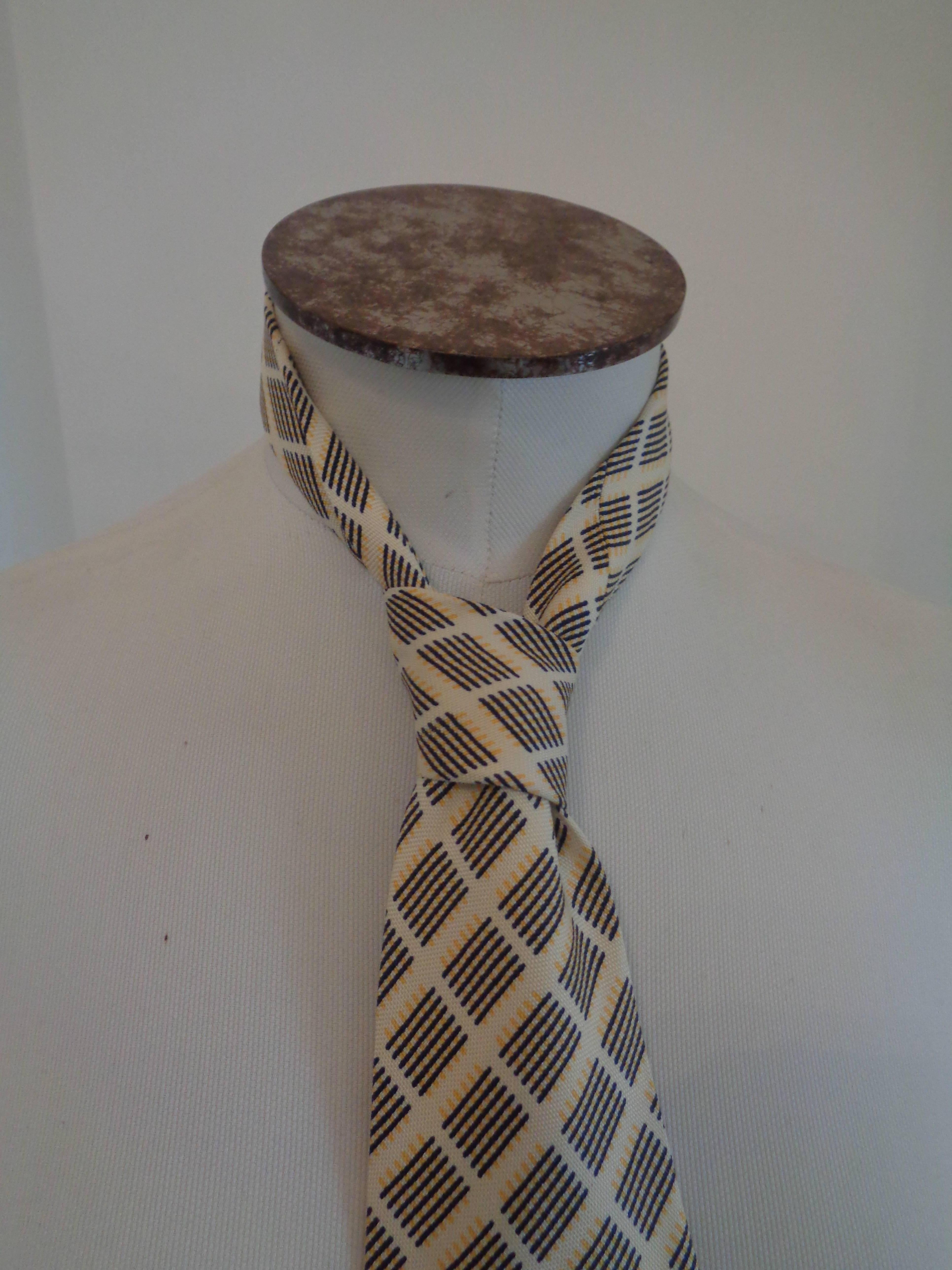 Gray Trussardi multicolour Vintage Silk Tie