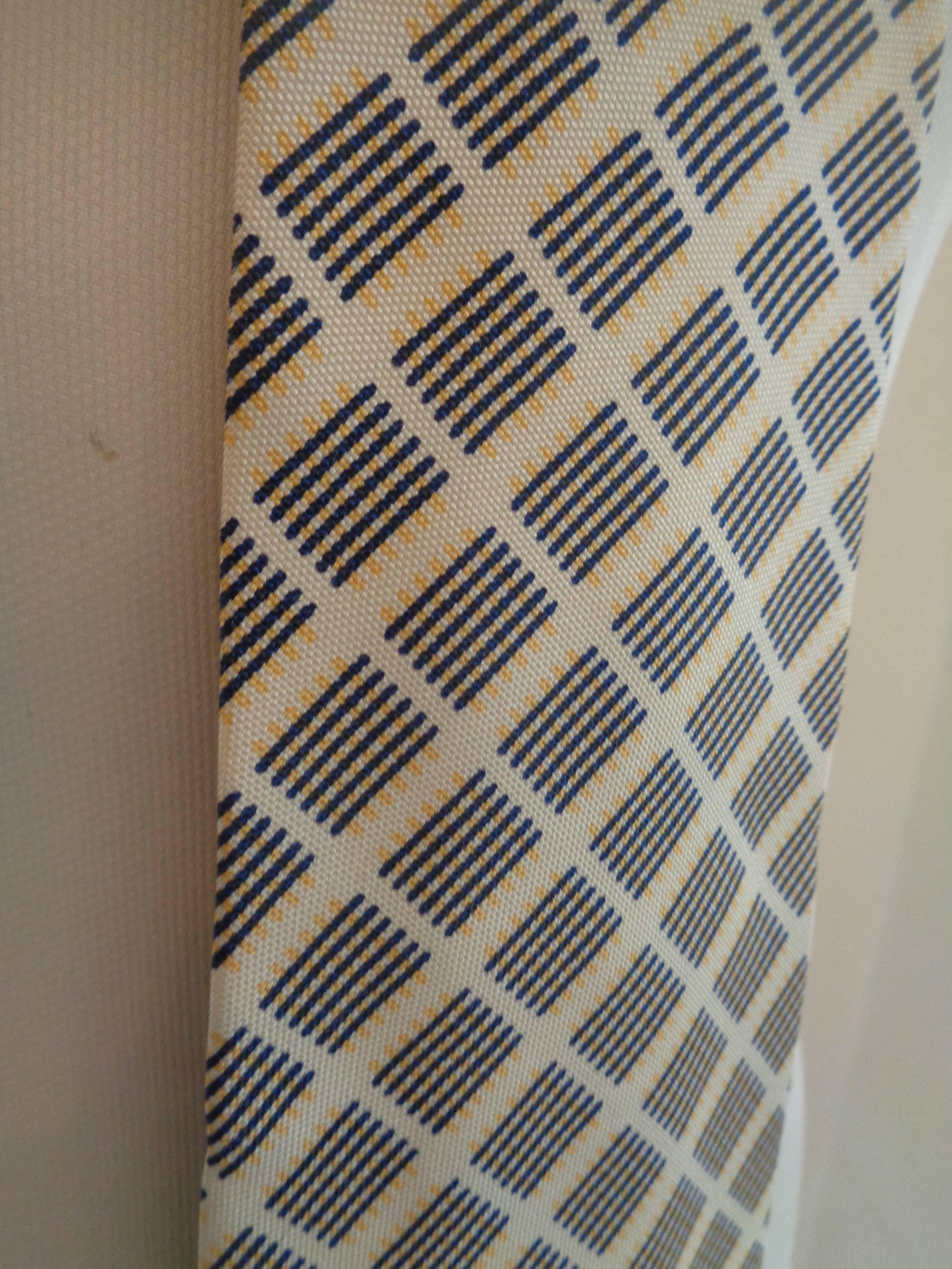 Trussardi multicolour Vintage Silk Tie In Excellent Condition In Capri, IT
