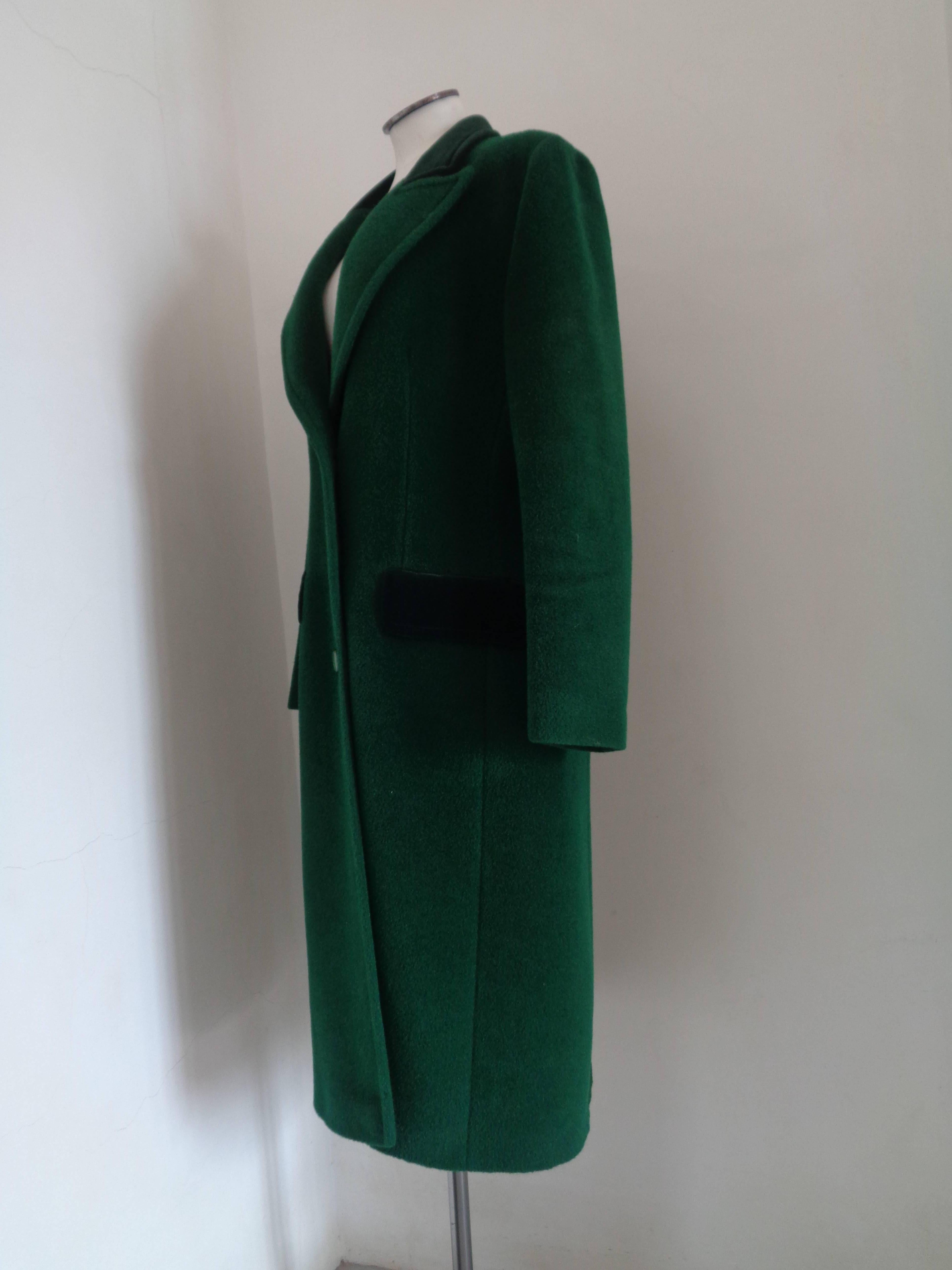 Black Valentino Green Coat