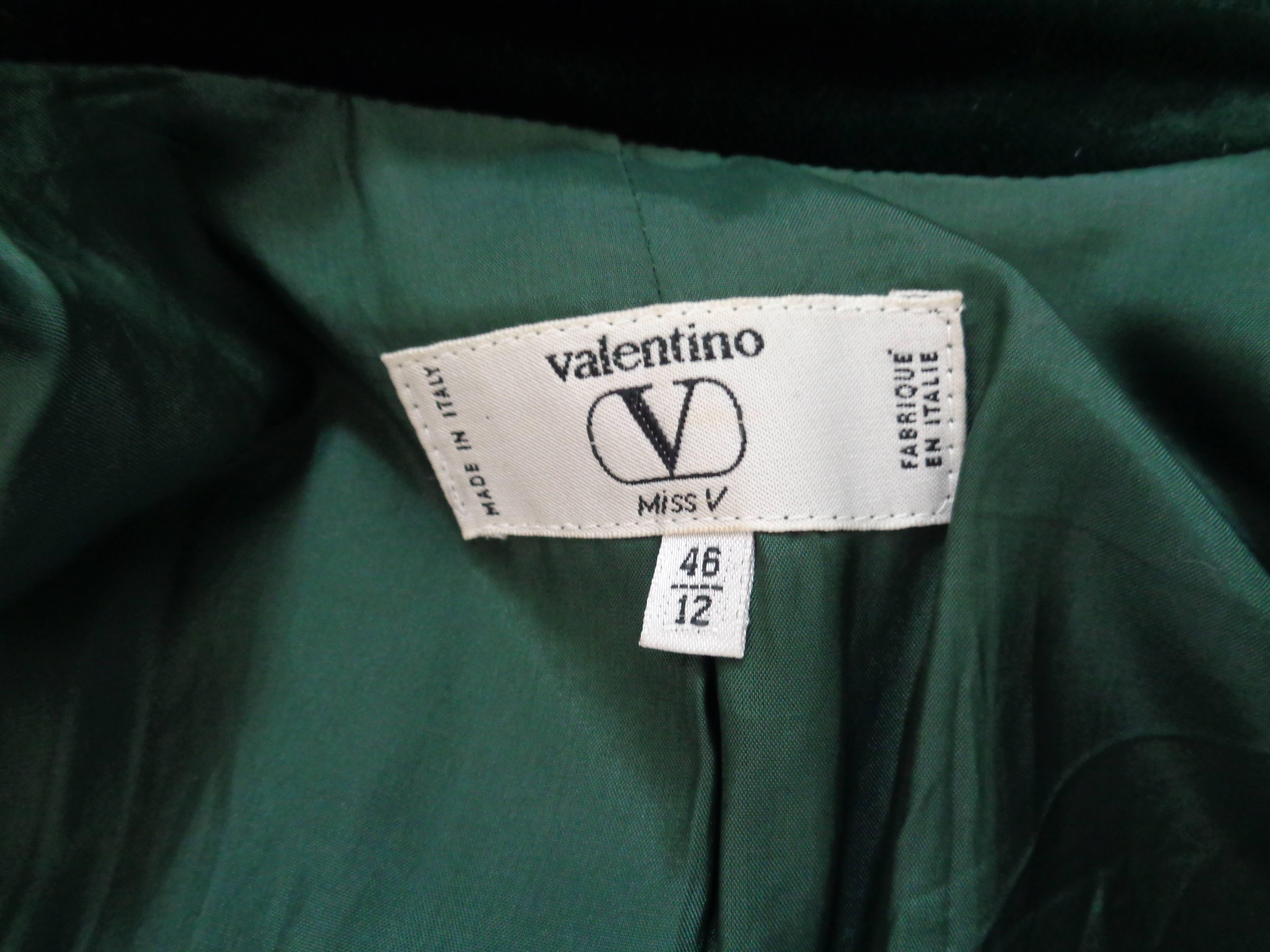 Women's Valentino Green Coat