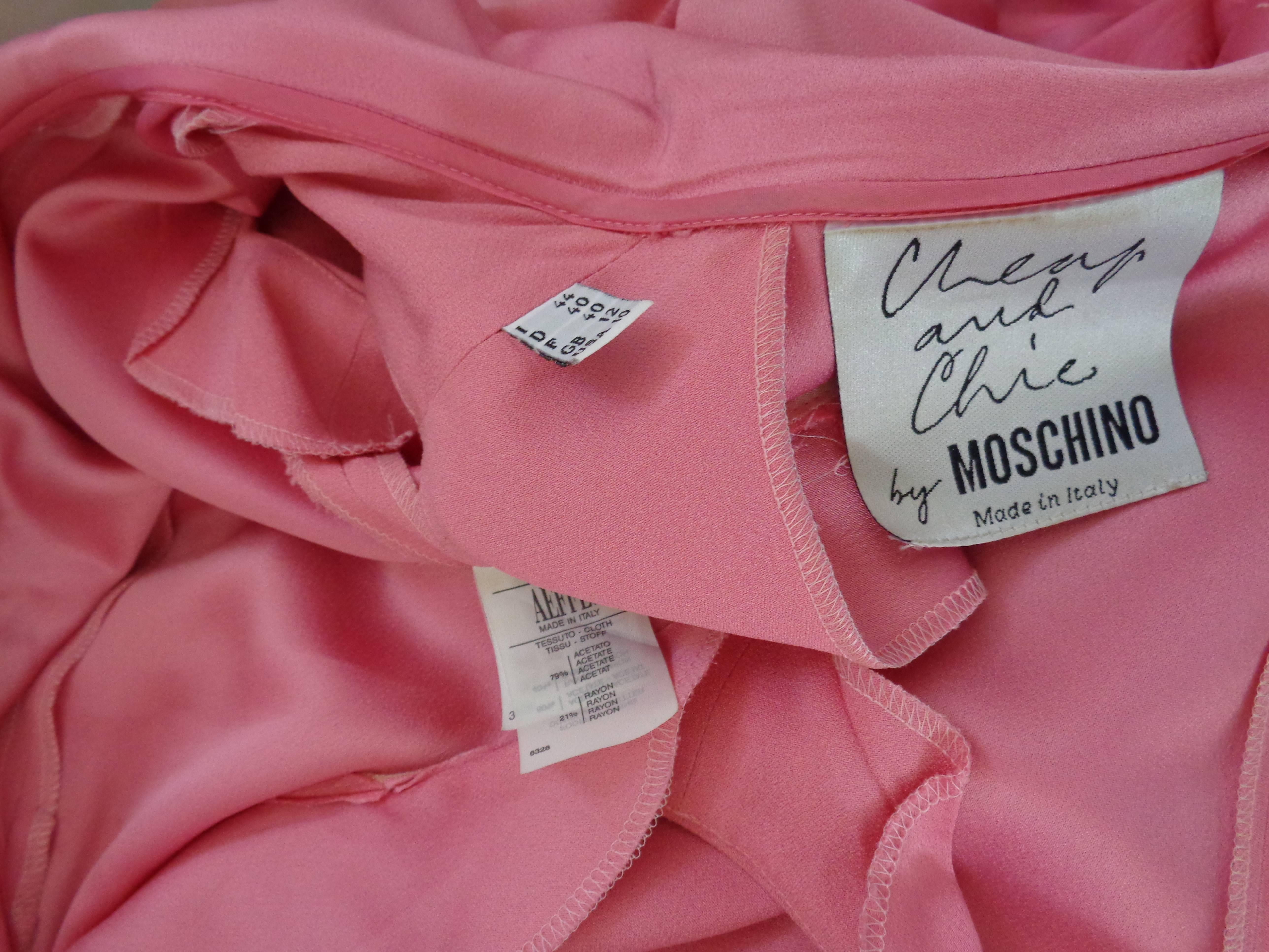 Moschino Cheap & Chic Pink Dress 1
