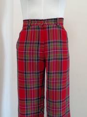 Kenzo Jungle tartan Wool Trouser
