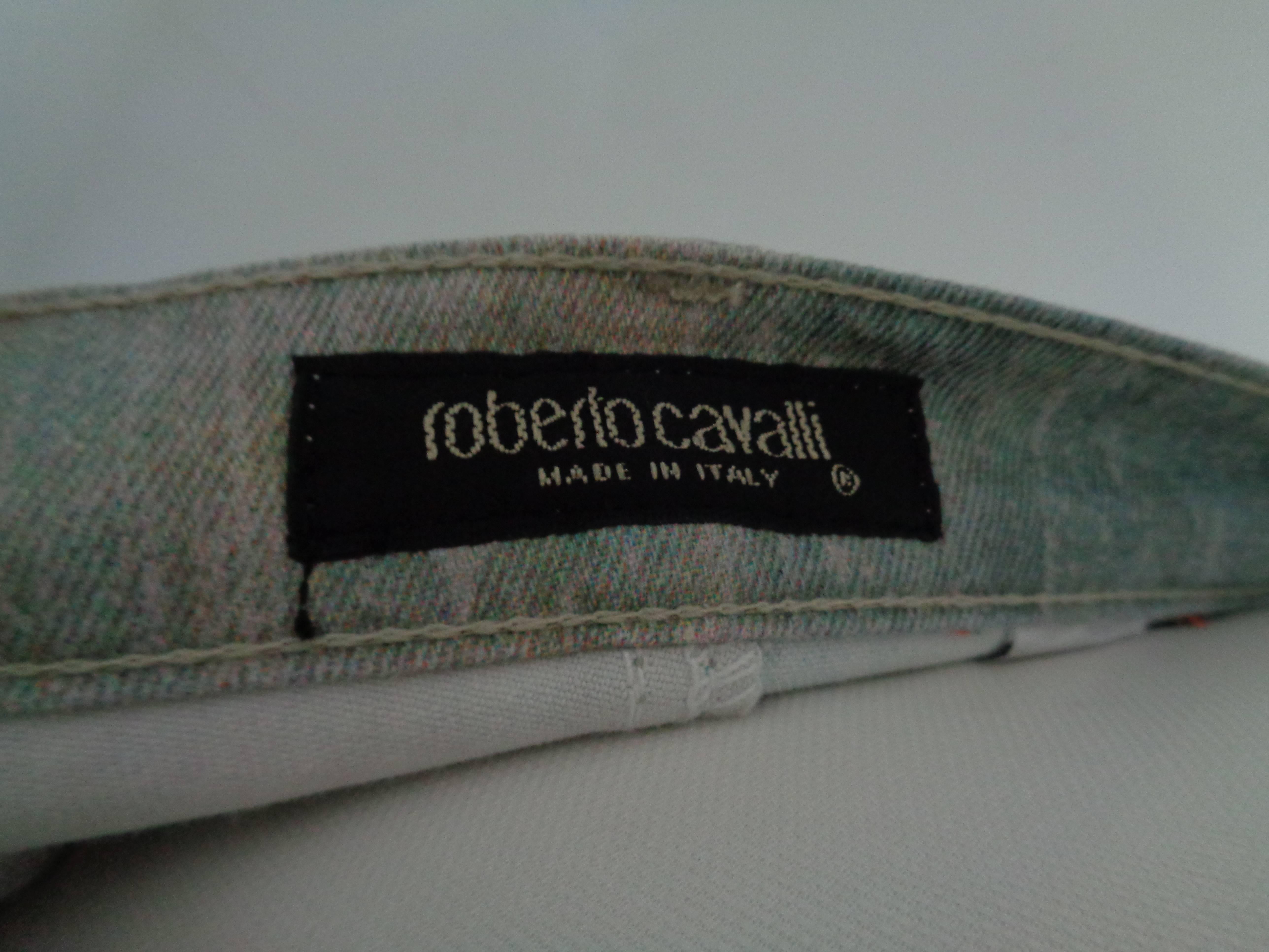 Roberto Cavalli Cotton print Jeans  1