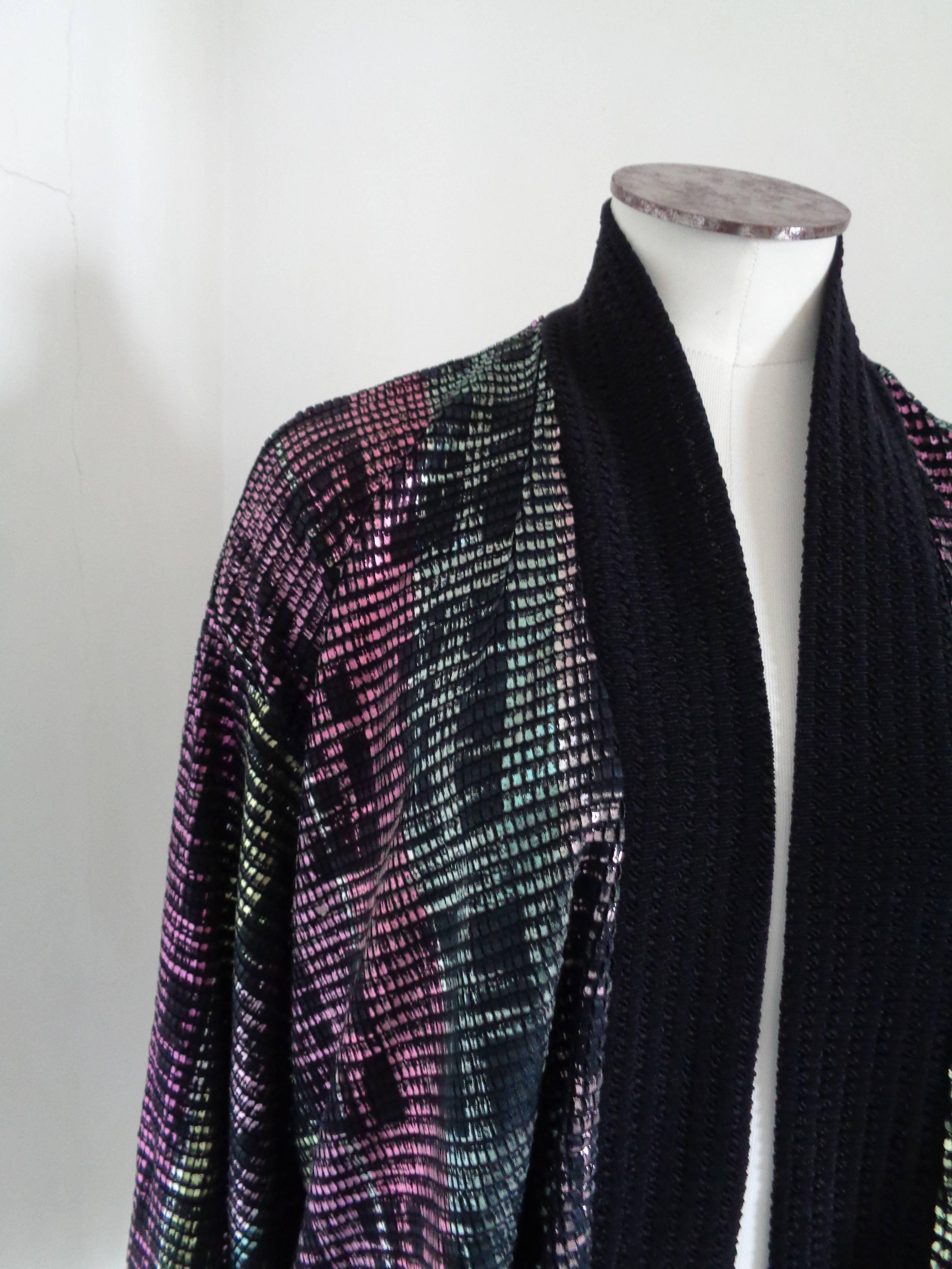 1970s Multicoloured Vintage Cardigan 

totally made in italy
Composition Acetate and Viscose