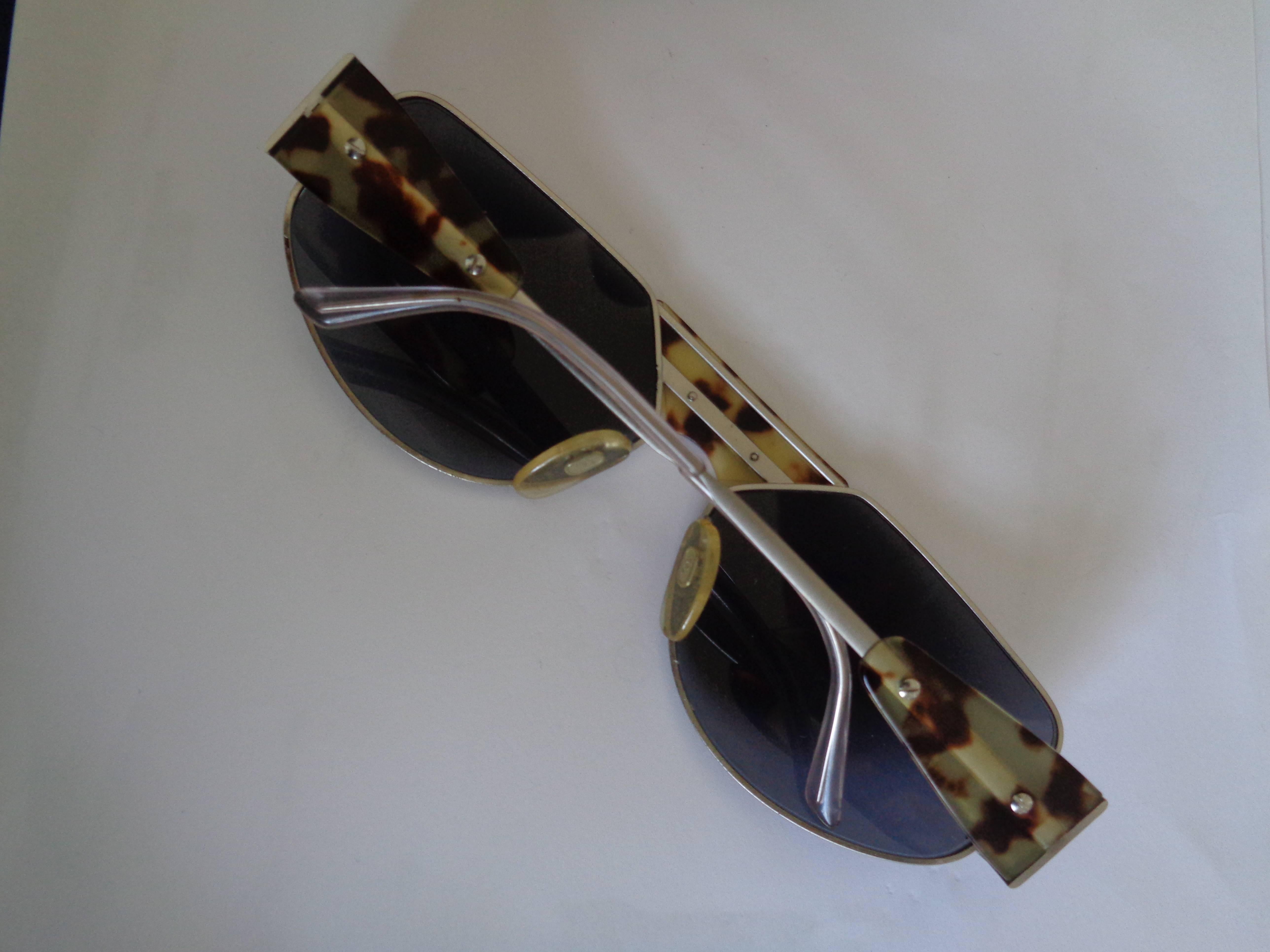 Fiorucci Blu Lents tortoise Lunettes de soleil