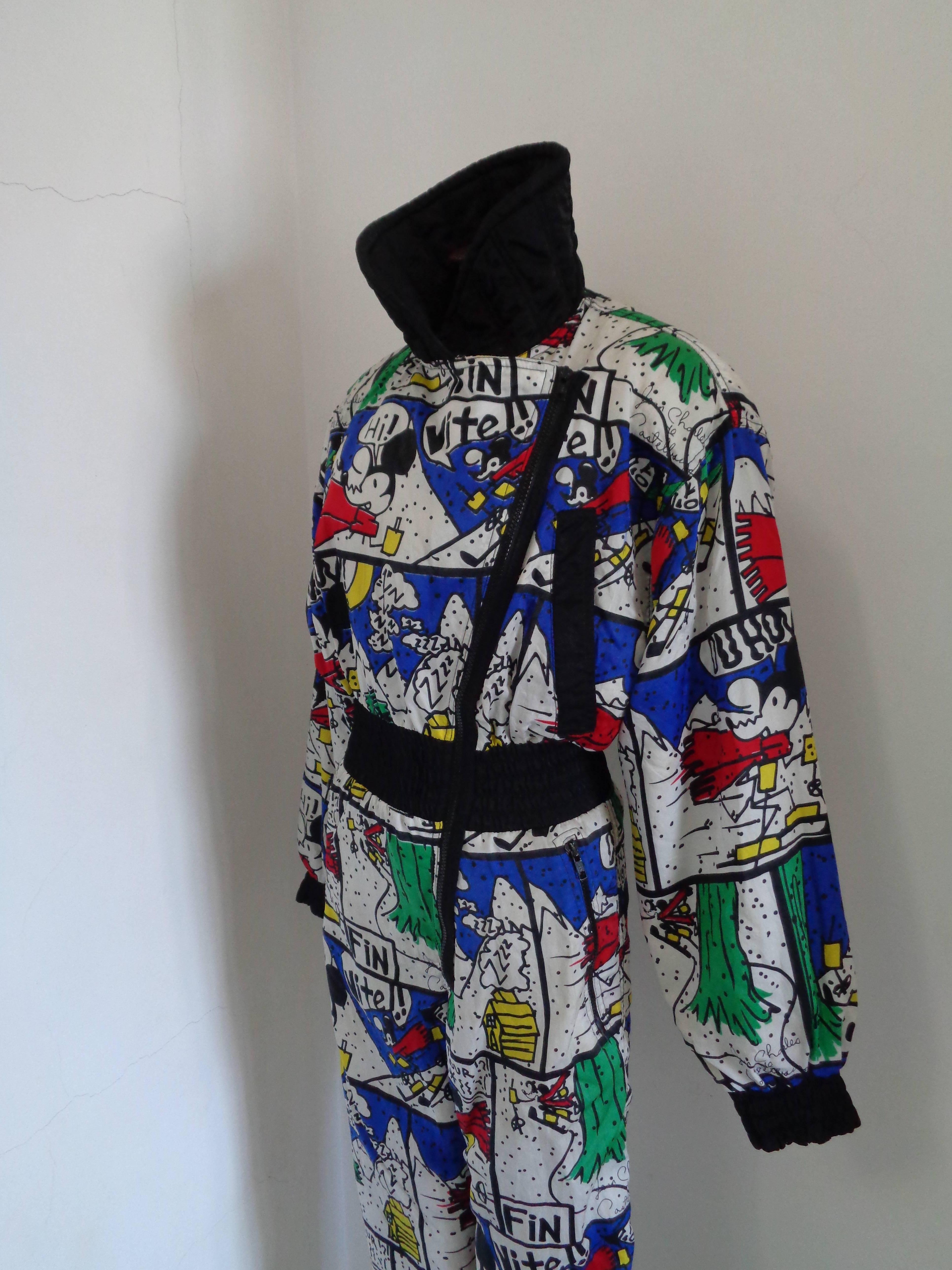 J.C de Castelbajac multicolour Jumpsuit 

Rare Jean Charles de Castelbajac Mouse print all over jumpsuit

composition: Polyamide

Size: 42 in italian size range