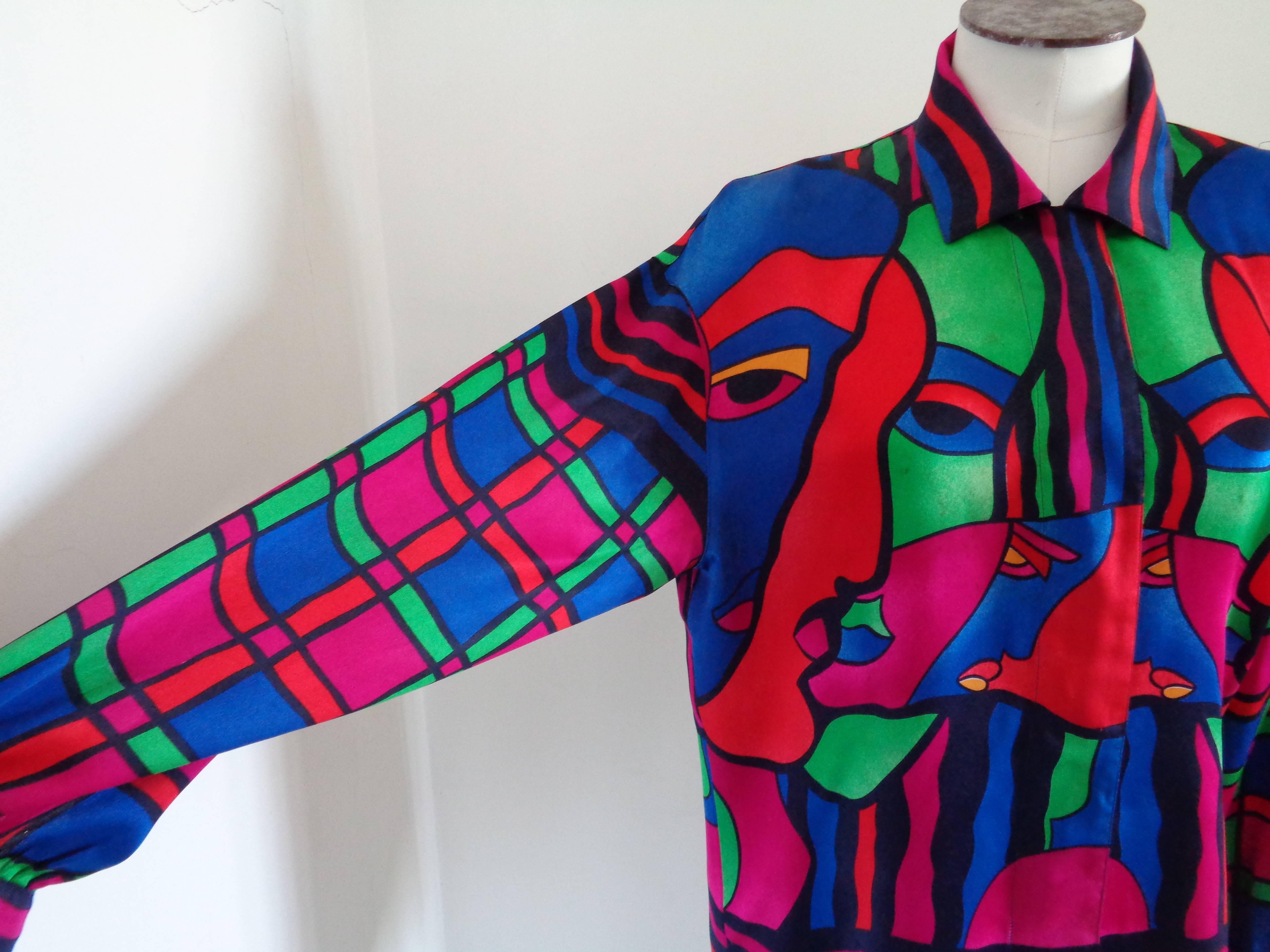 Escada by Margaretha Ley Silk Shirt

Multicoloured Silk Shirt totally made in germany 