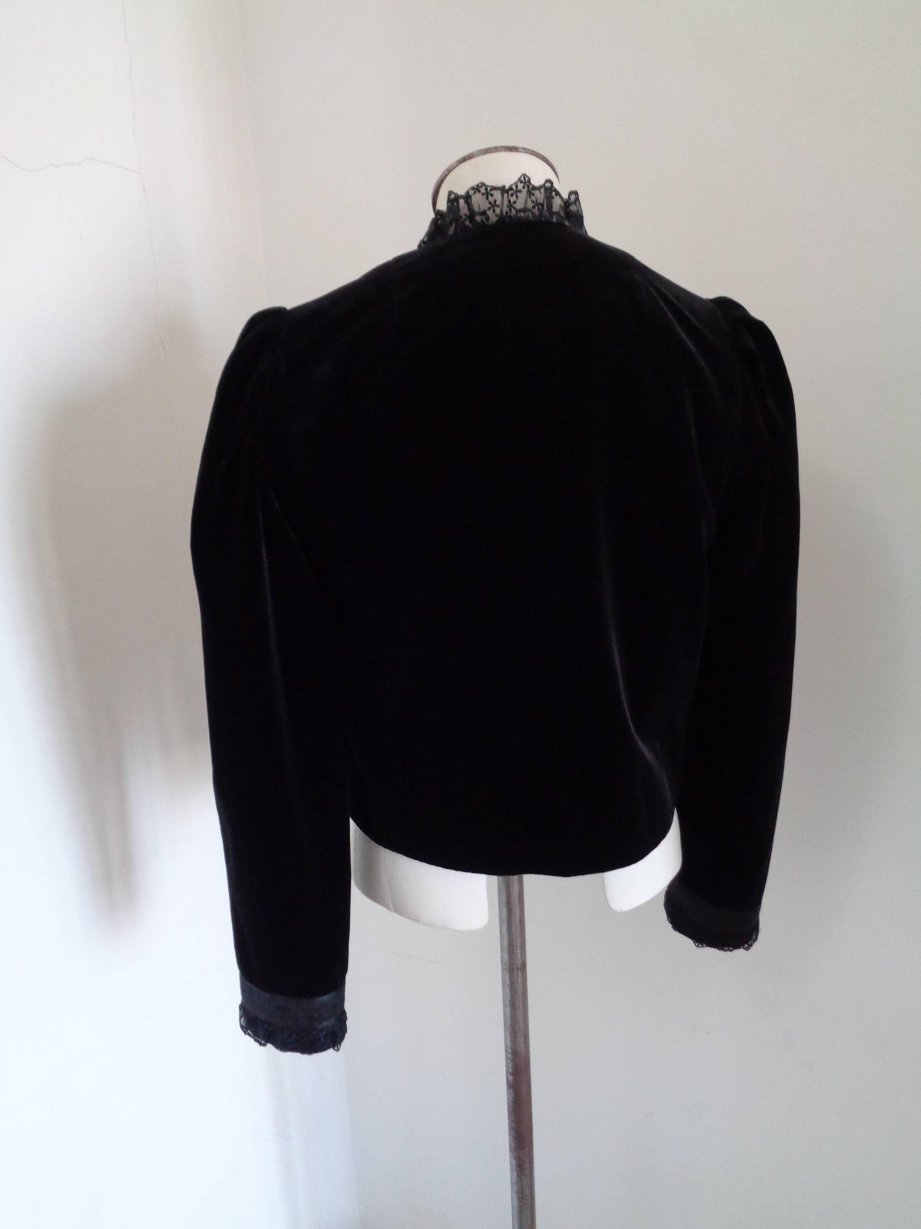 Krachten Kraft Collection Black Jacket In Excellent Condition For Sale In Capri, IT
