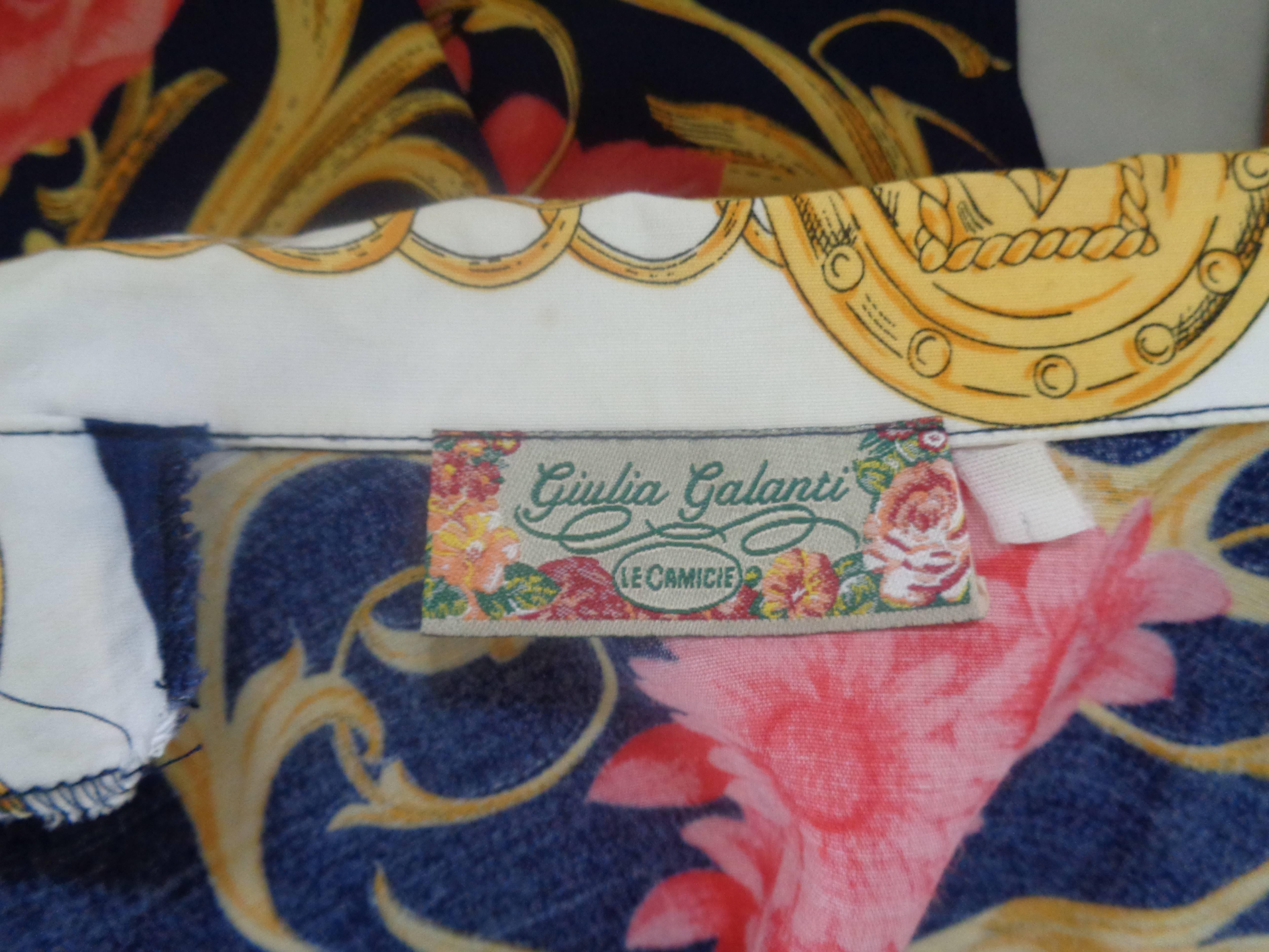 Brown Giulia Galanti Vintage multicoloured Shirt