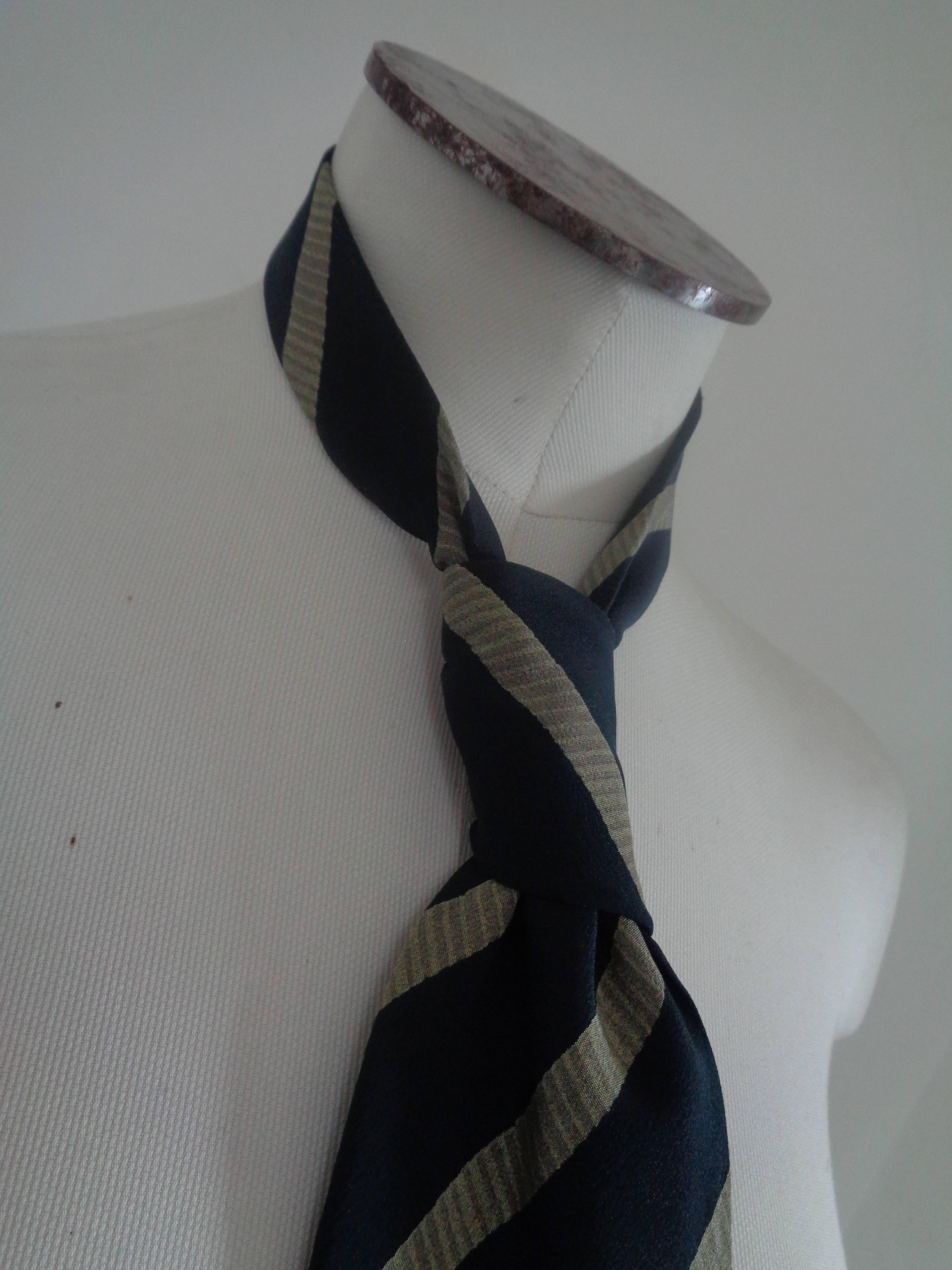 Black Giorgio Armani multicolour Silk Tie