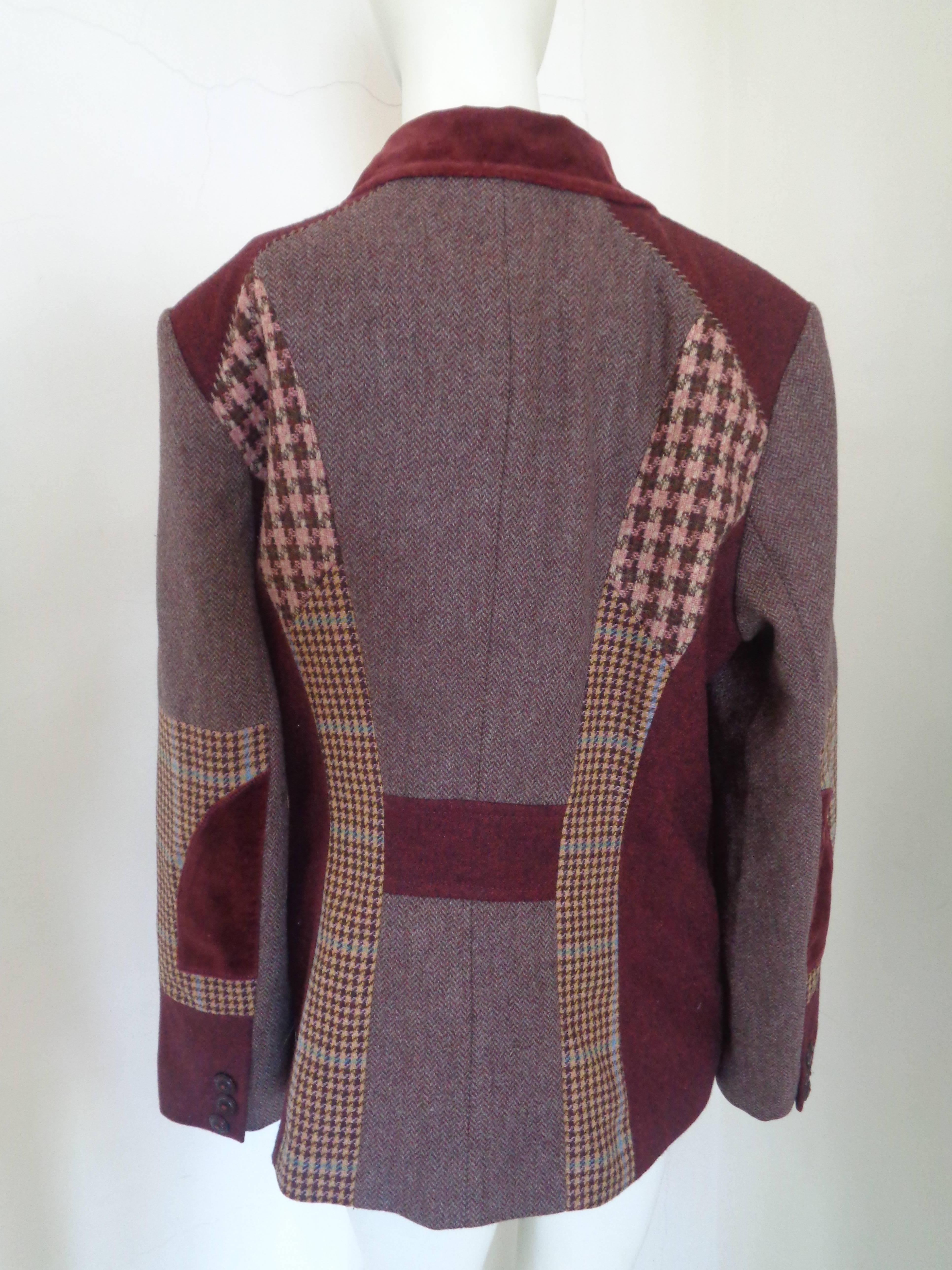 Vintage multicolour Wool Jacket In Excellent Condition In Capri, IT