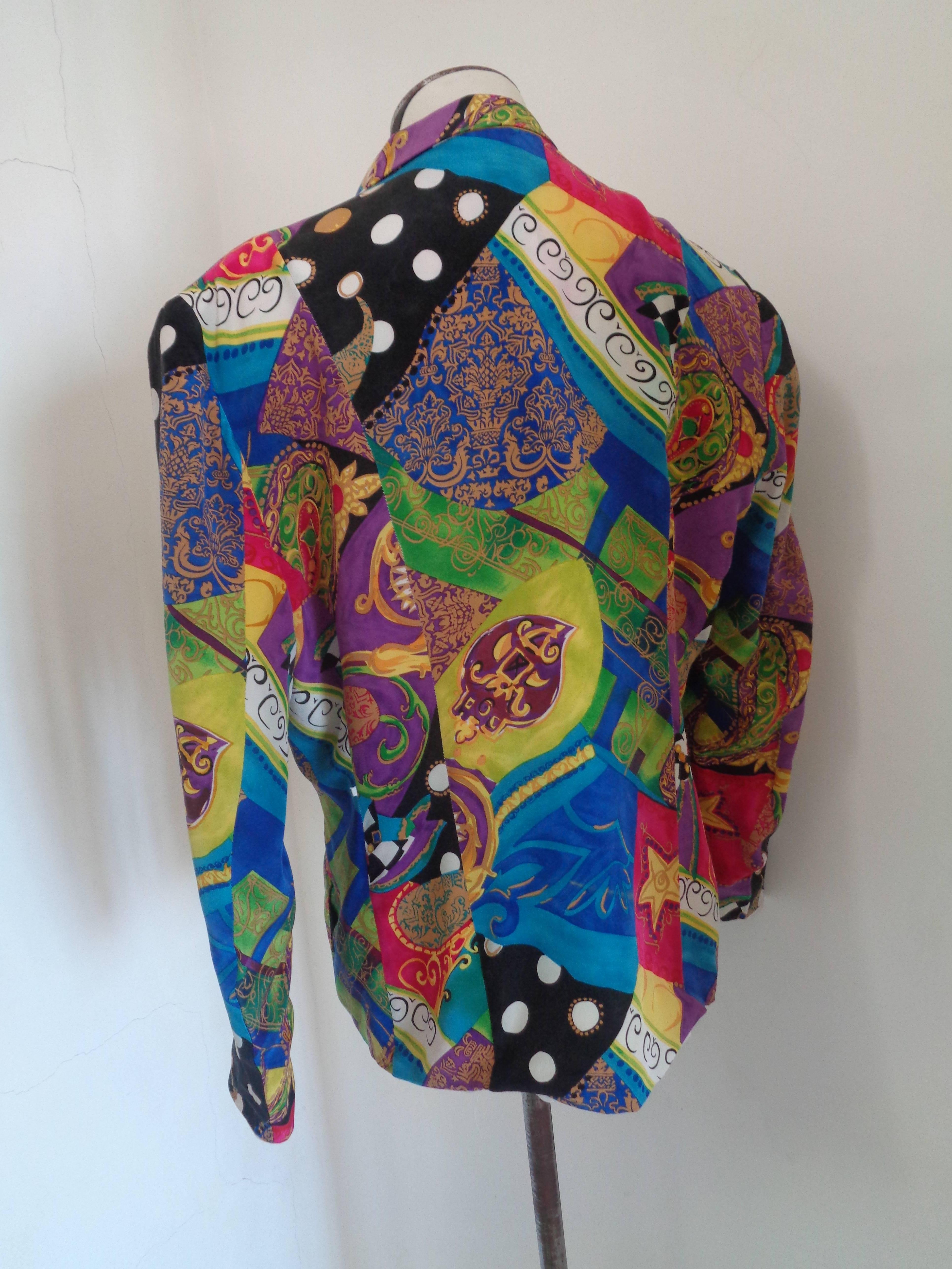 Noir Veste vintage multicolore Cm By Pabst