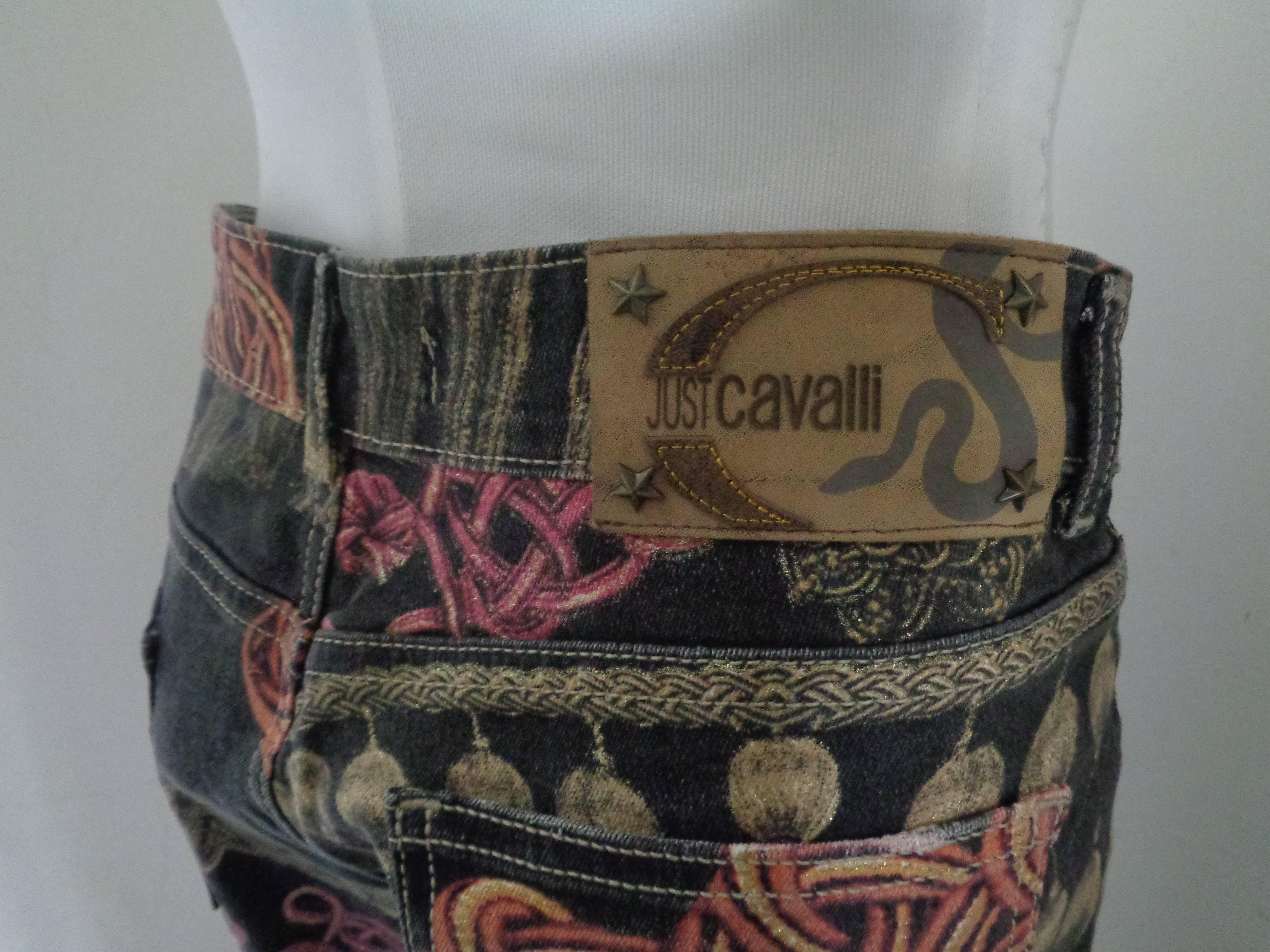 Roberto Cavalli Multicolour Pants In Excellent Condition In Capri, IT