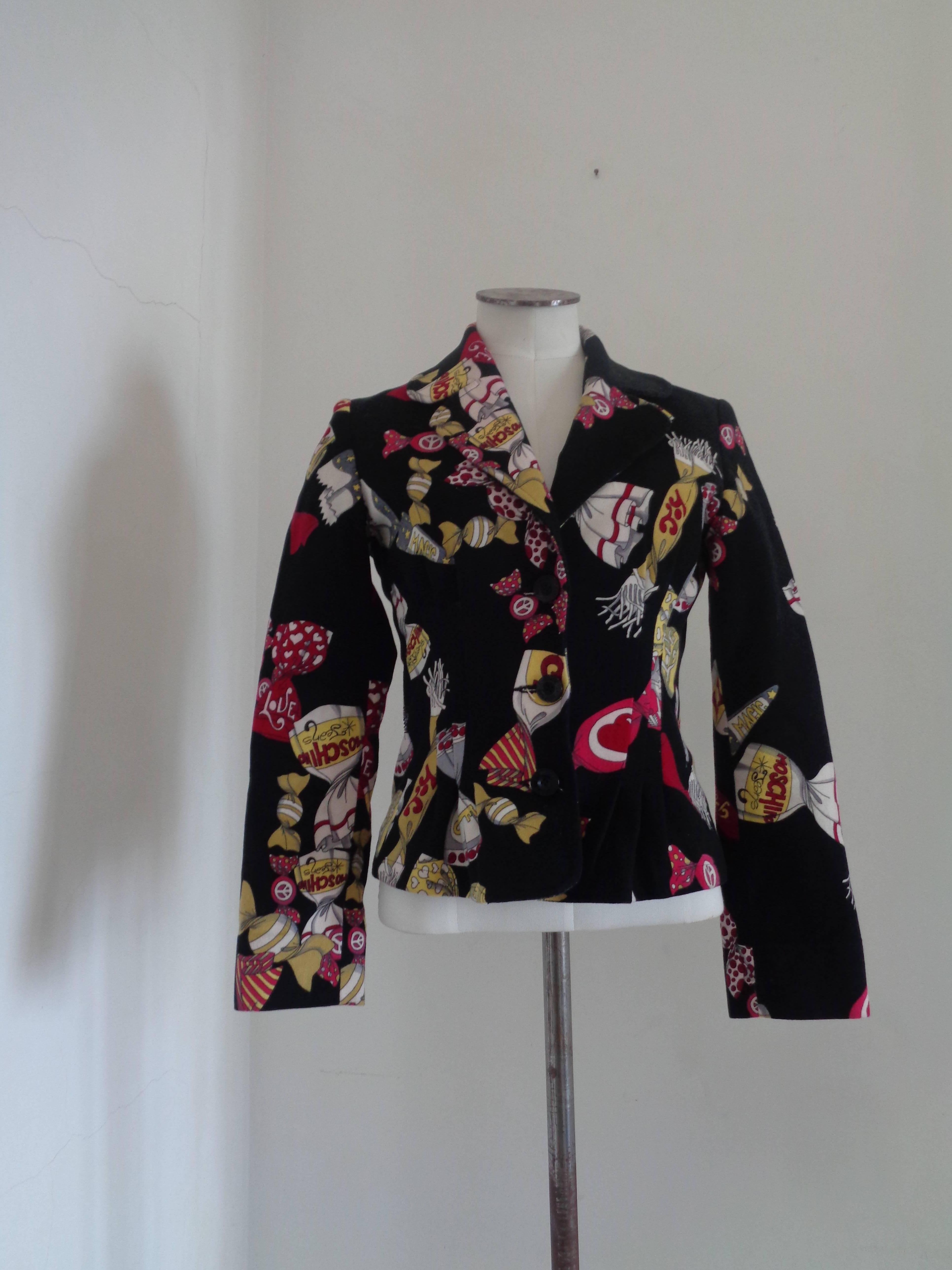 Moschino Jeans Candies Jacket

Candies all over
Totally made in italy in italian size range 40