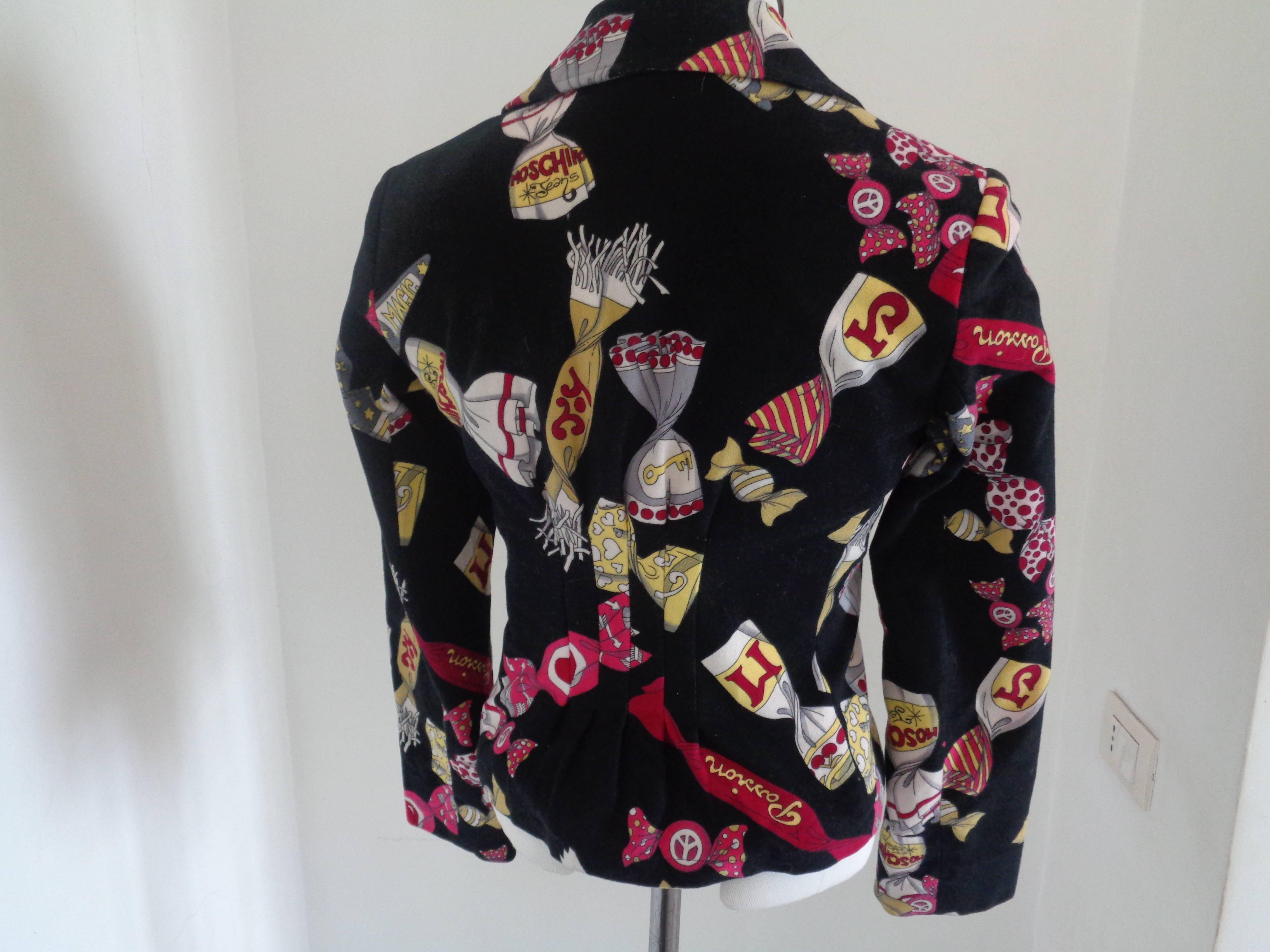 Rare Moschino Jeans Candies Jacket For Sale at 1stDibs | candies blazer ...