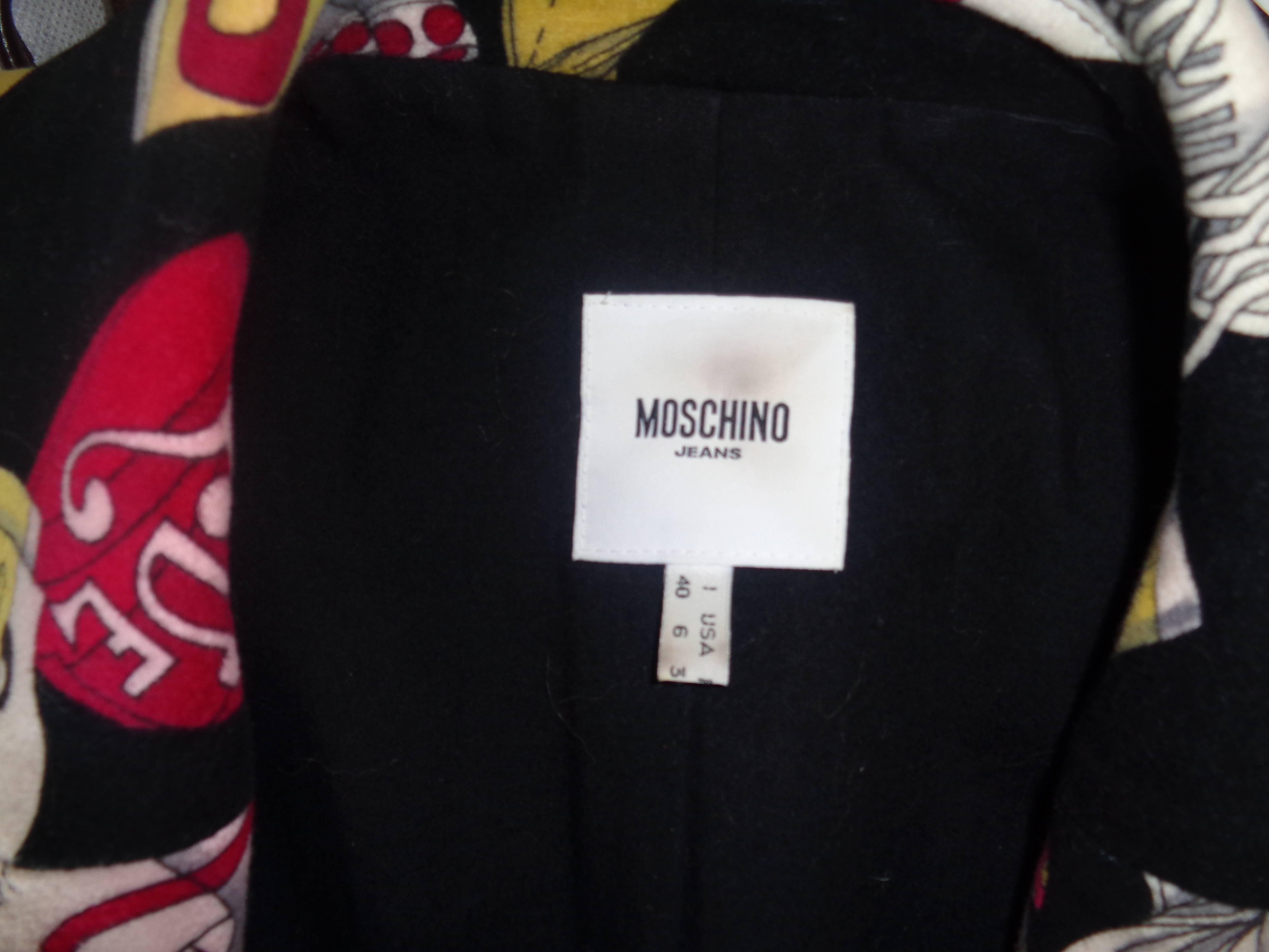 Rare Moschino Jeans Candies Jacket In Excellent Condition For Sale In Capri, IT