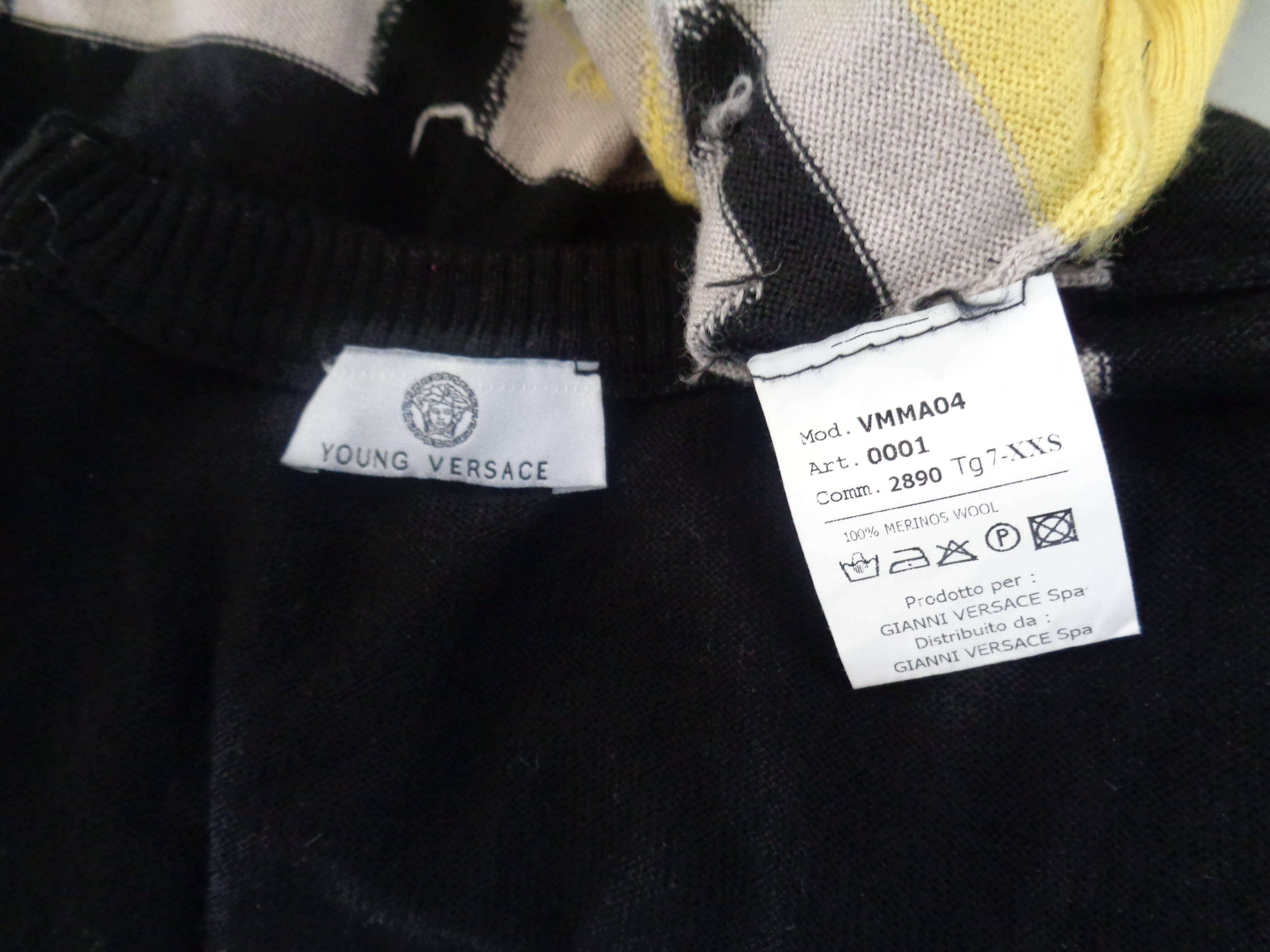 Versace Mehrfarbiges Baumwollhemd im Zustand „Hervorragend“ im Angebot in Capri, IT
