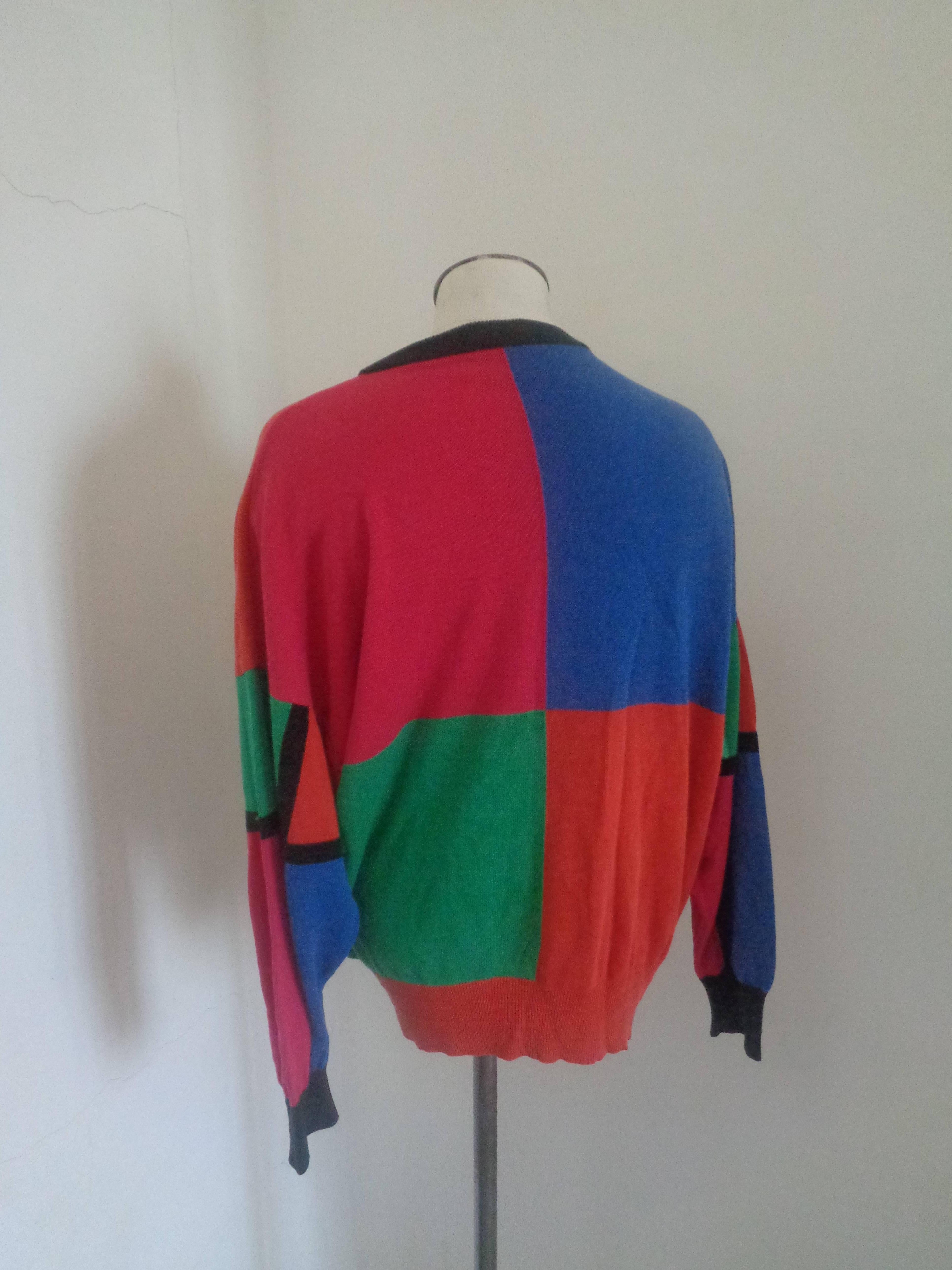 Versace Medusa Logo multicolour Shirt In Excellent Condition In Capri, IT