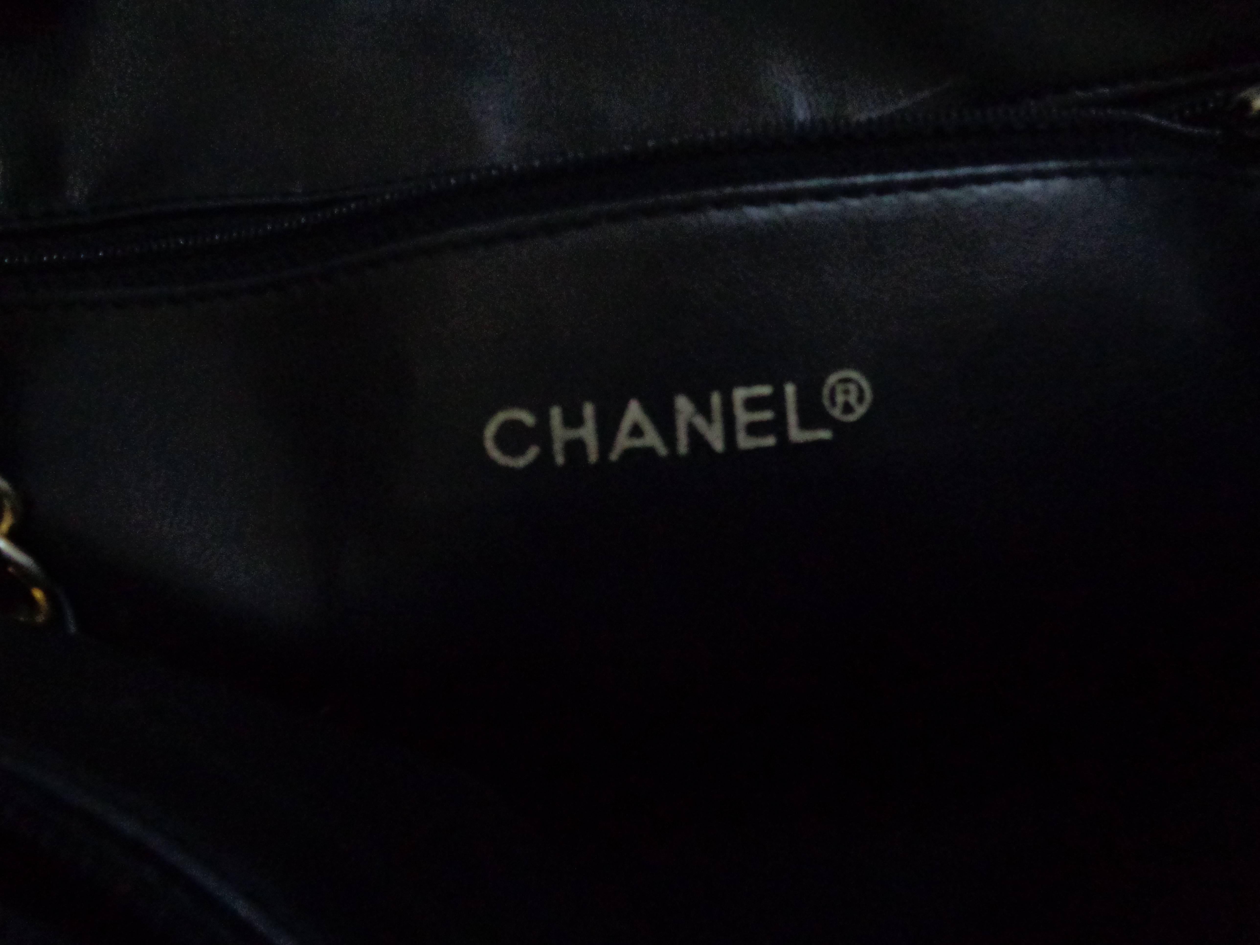 Chanel Blu Navy Clutch - Shoulder Bag - Vintage early 1980s 2