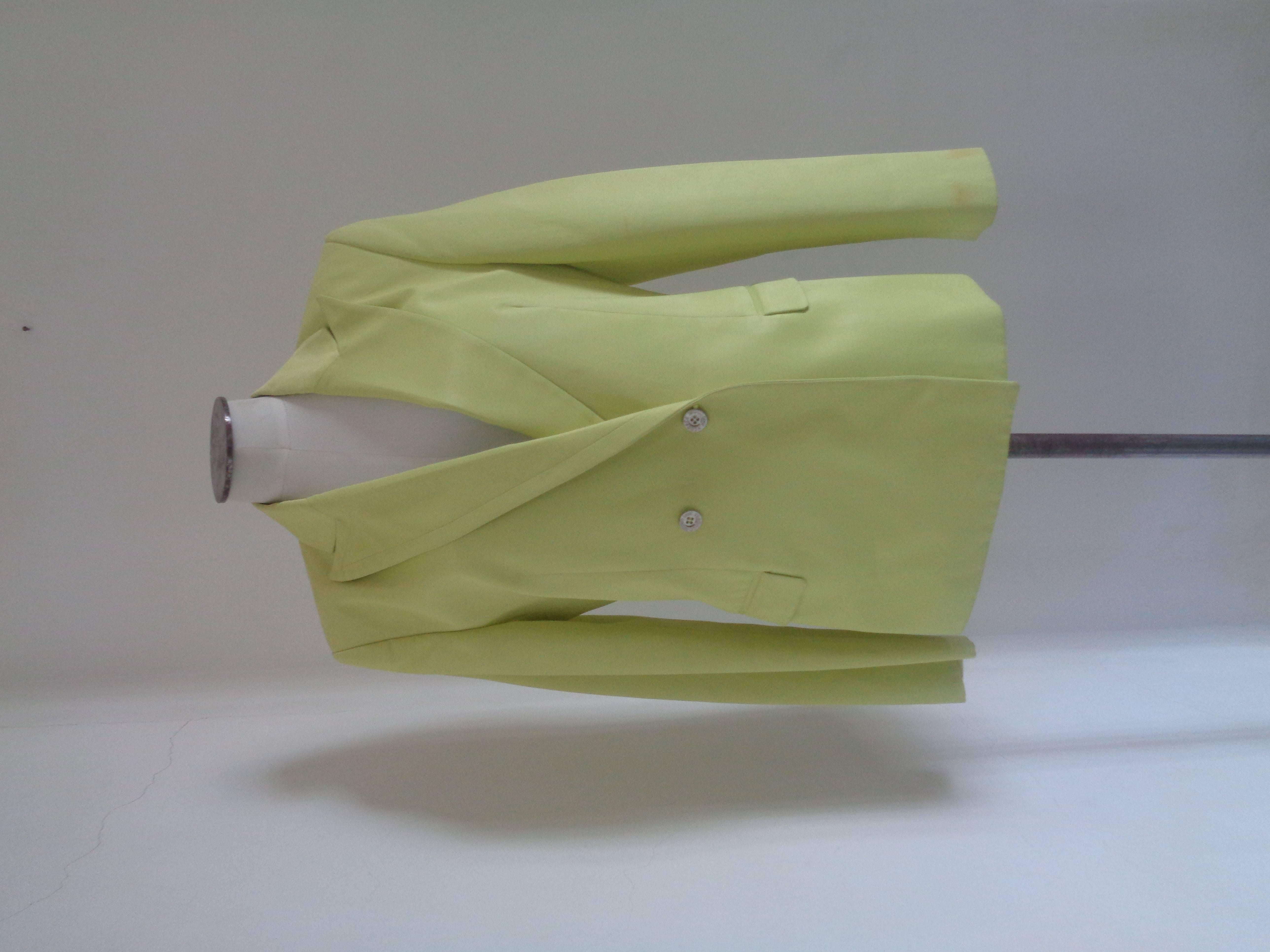 Versace light Green Cotton Jacket
Made in italy in size 44