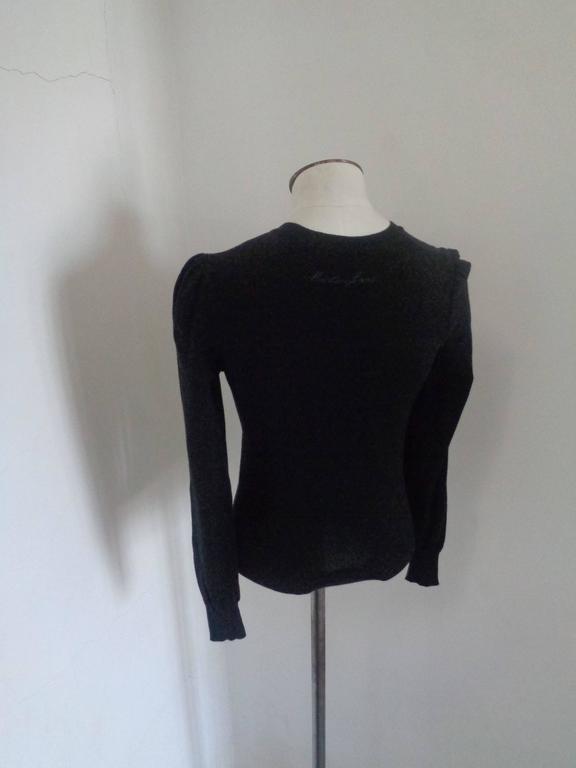 Moschino Black Boots Cotton Shirt For Sale at 1stDibs