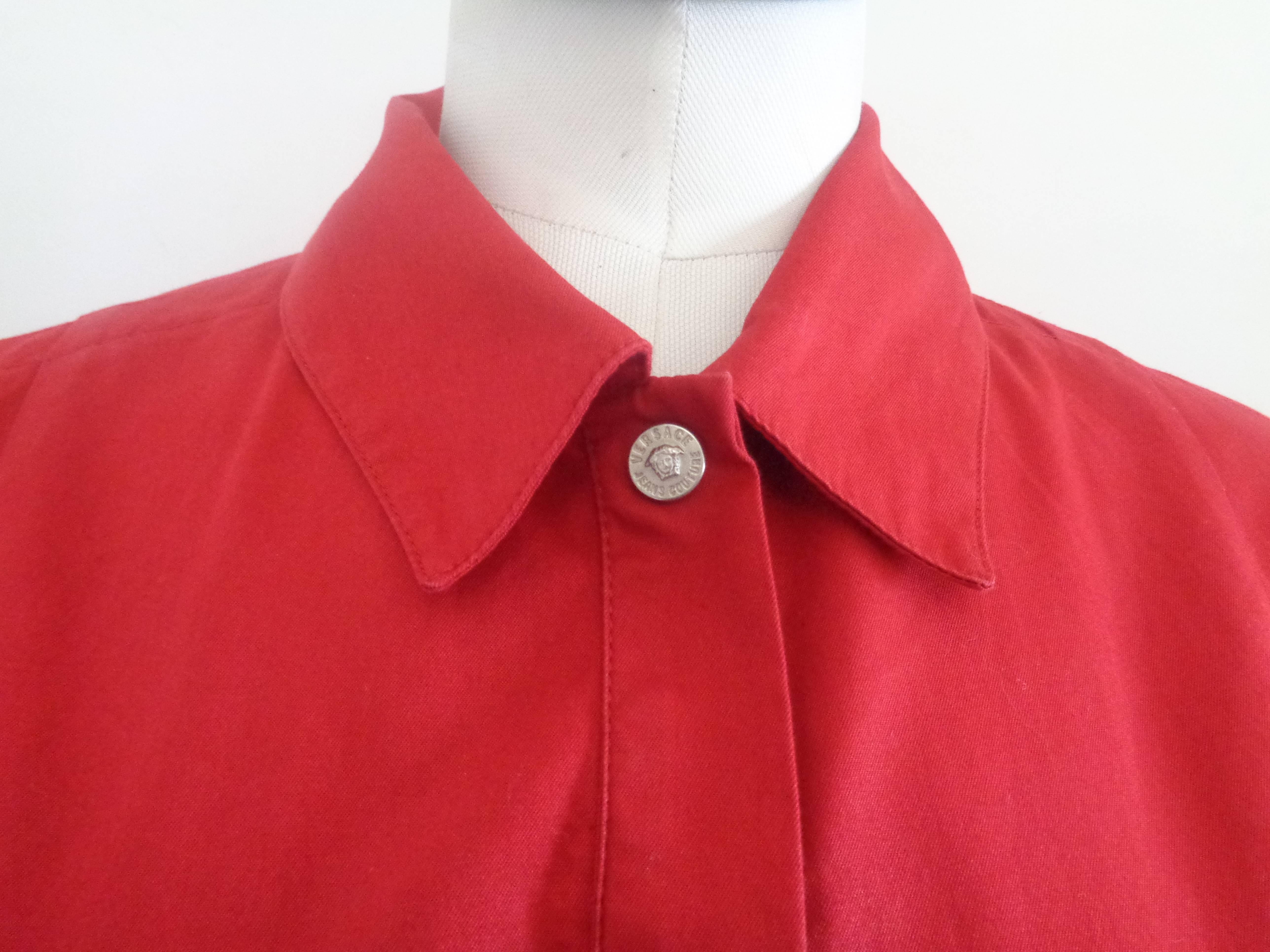 Versace Red Cotton Shirt

Totally made in italy in size  l