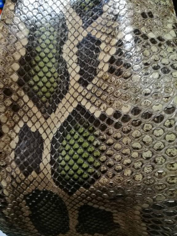 Gucci Python Skin Gucci Green nude tone Python Skin Shoulder Bag at 1stDibs | gucci ...